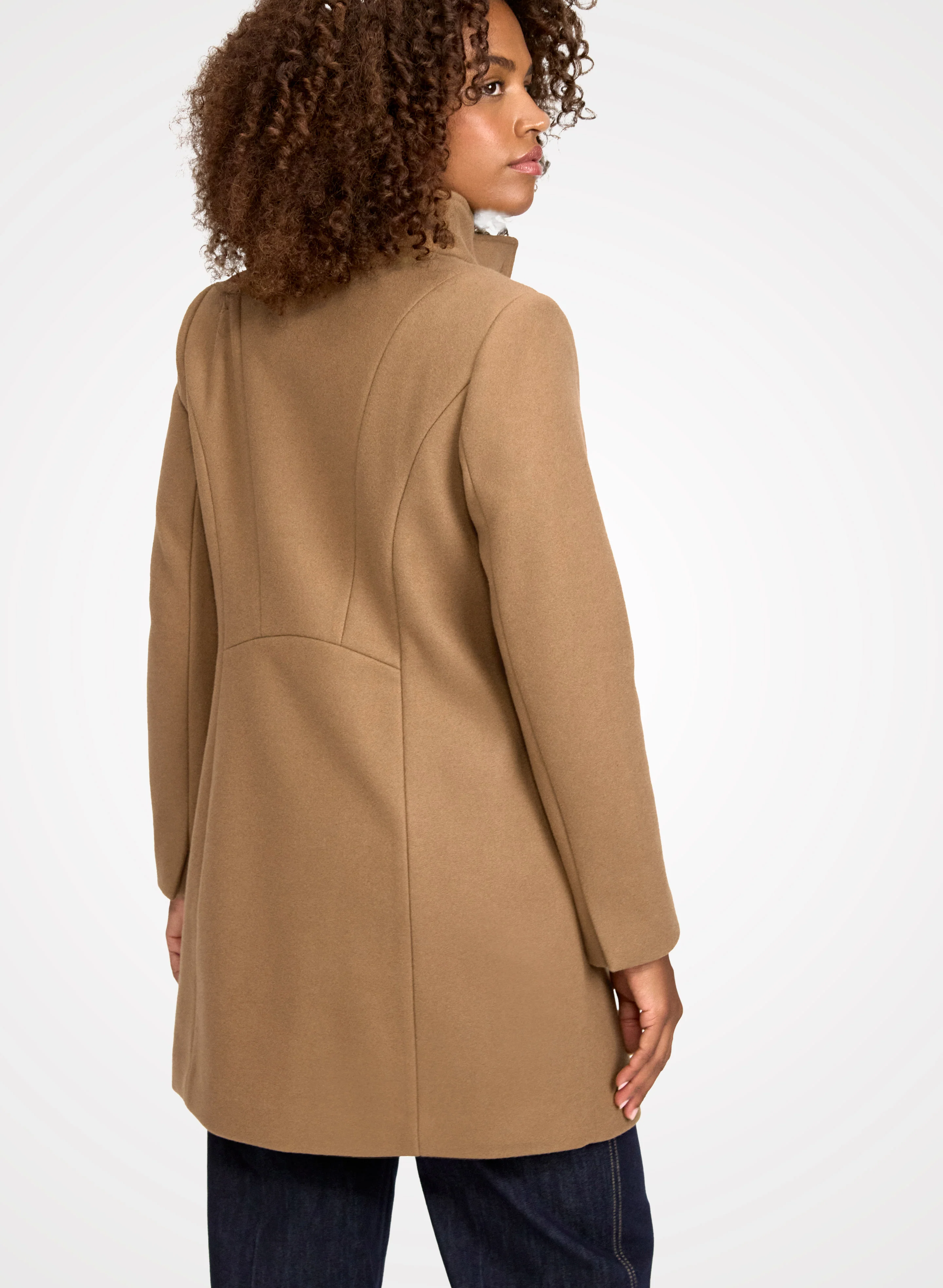 Stretch Wool-Blend Coat - Image 4