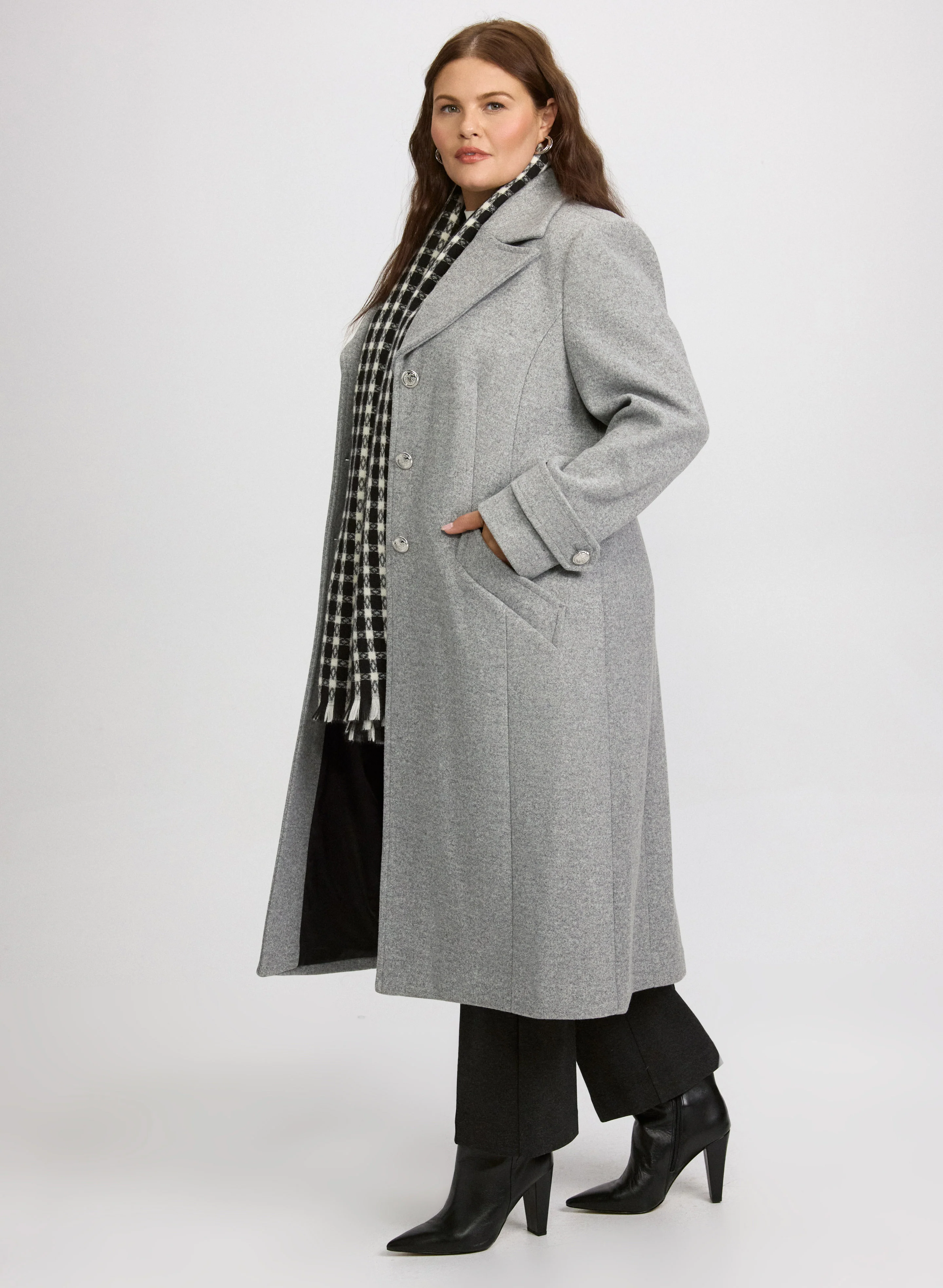 Stretch Wool-Blend Coat - Image 8
