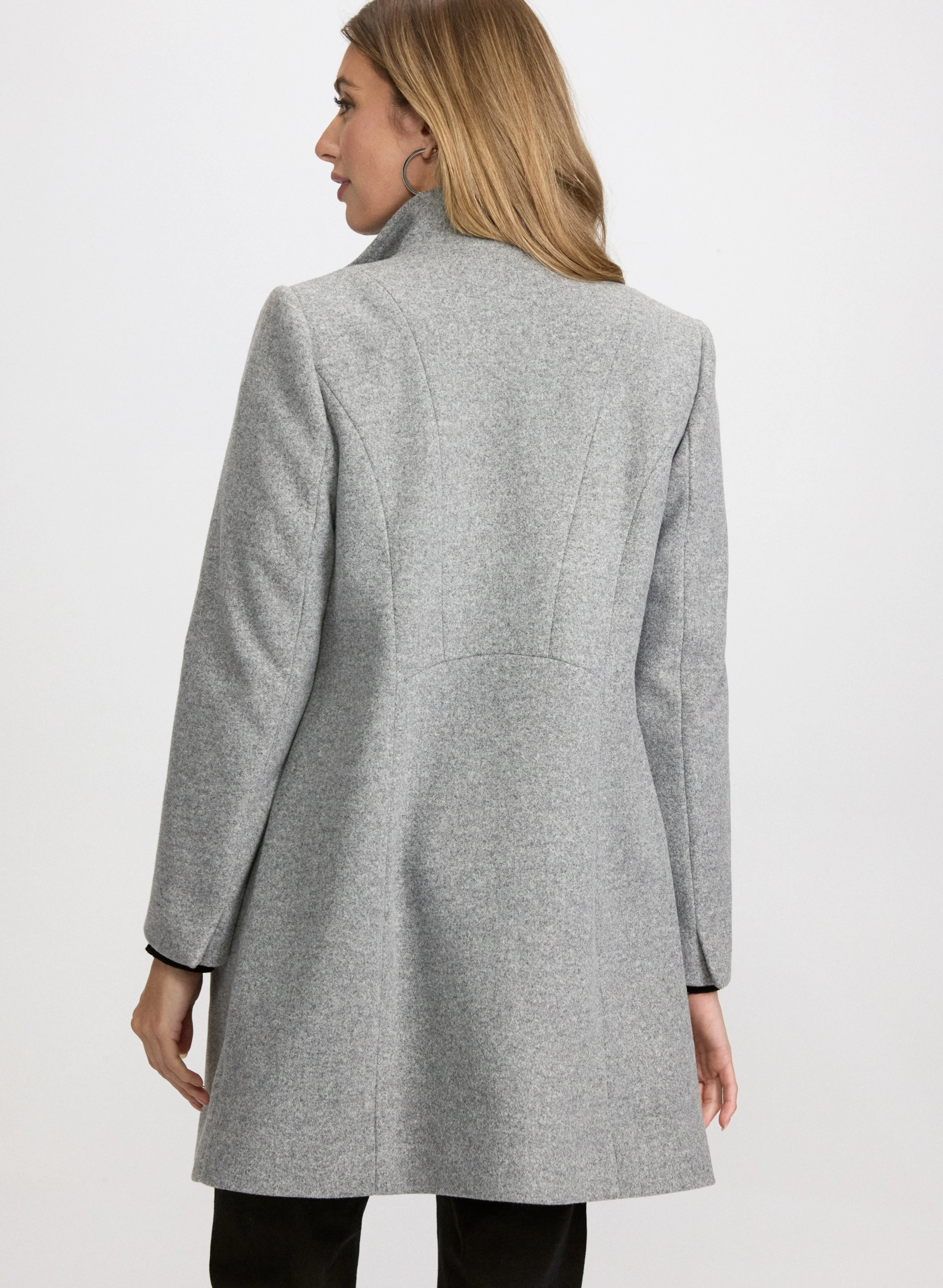 Stretch Wool-Blend Coat - Image 4