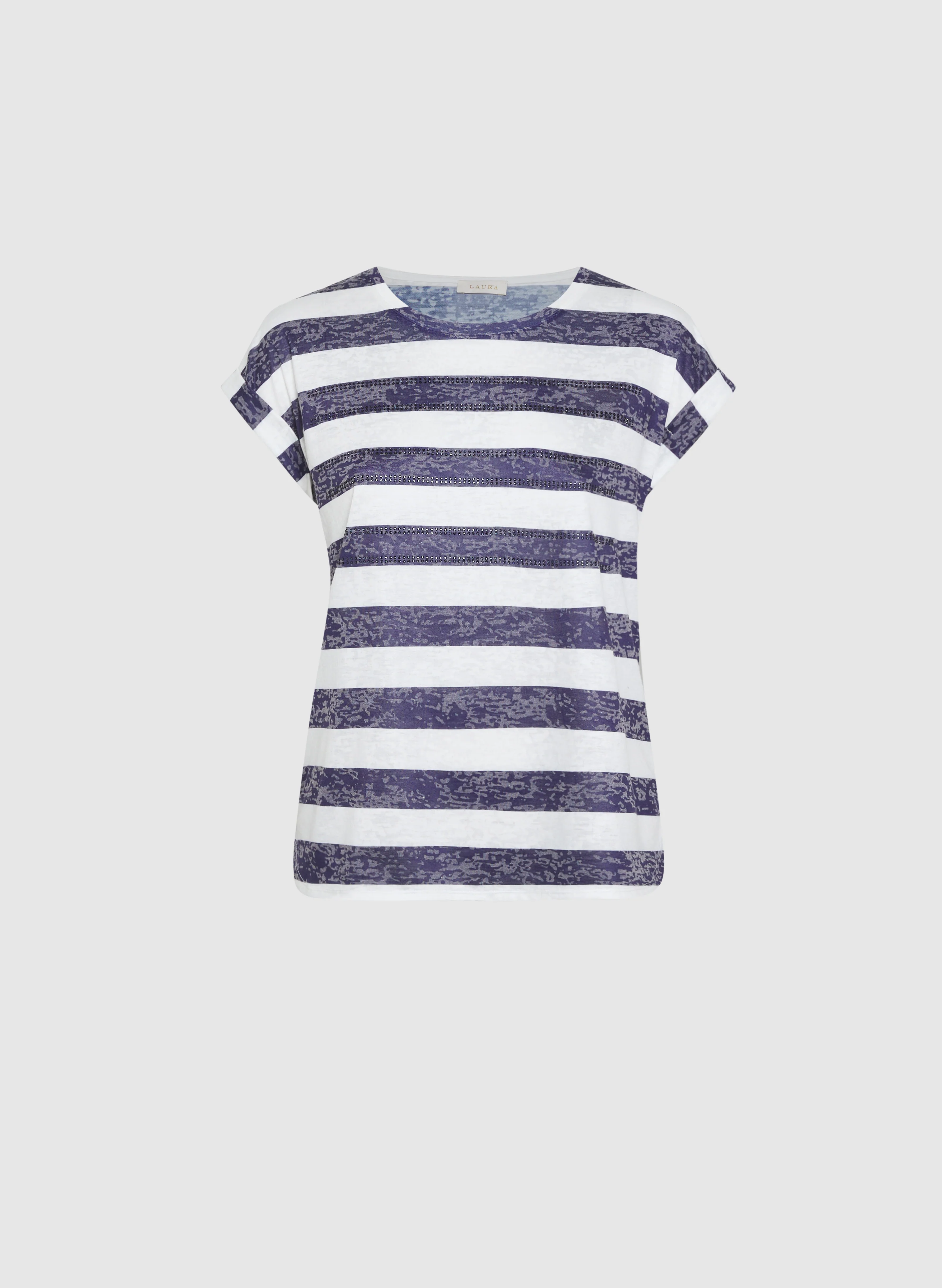 Stripe Burnout T-Shirt - Image 5