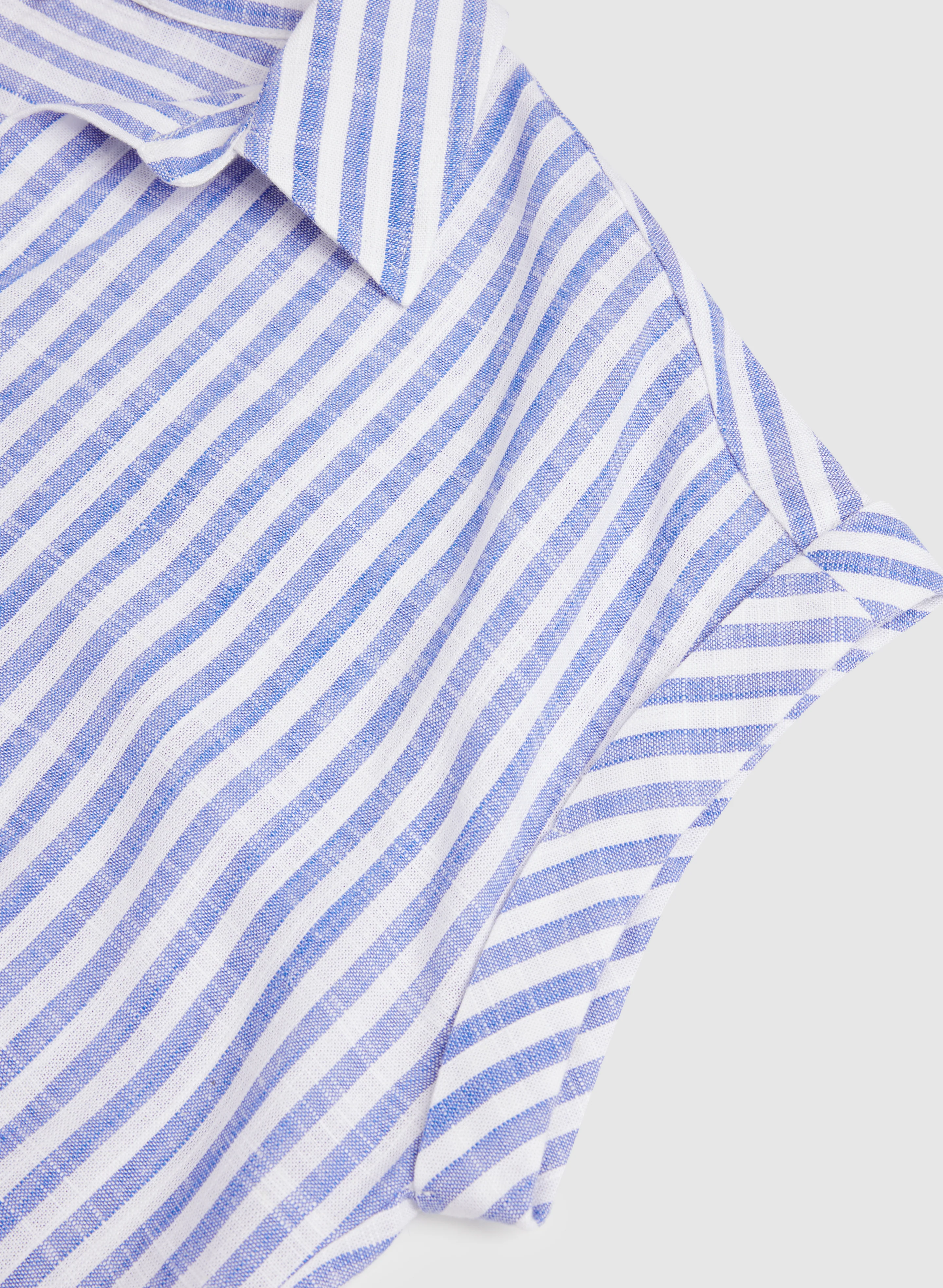 Stripe Button-Down Blouse - Image 7