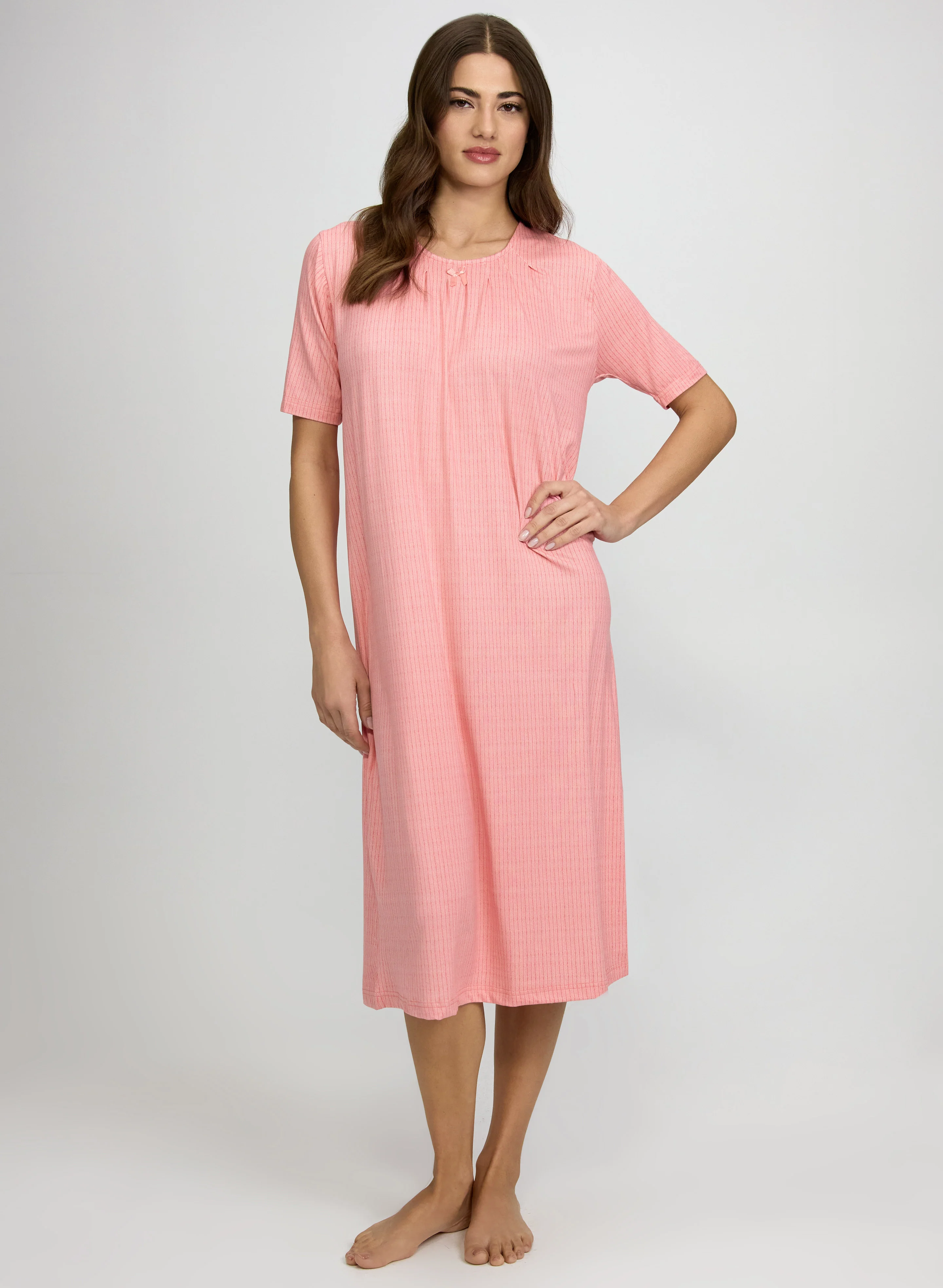 Stripe Jersey Nightgown