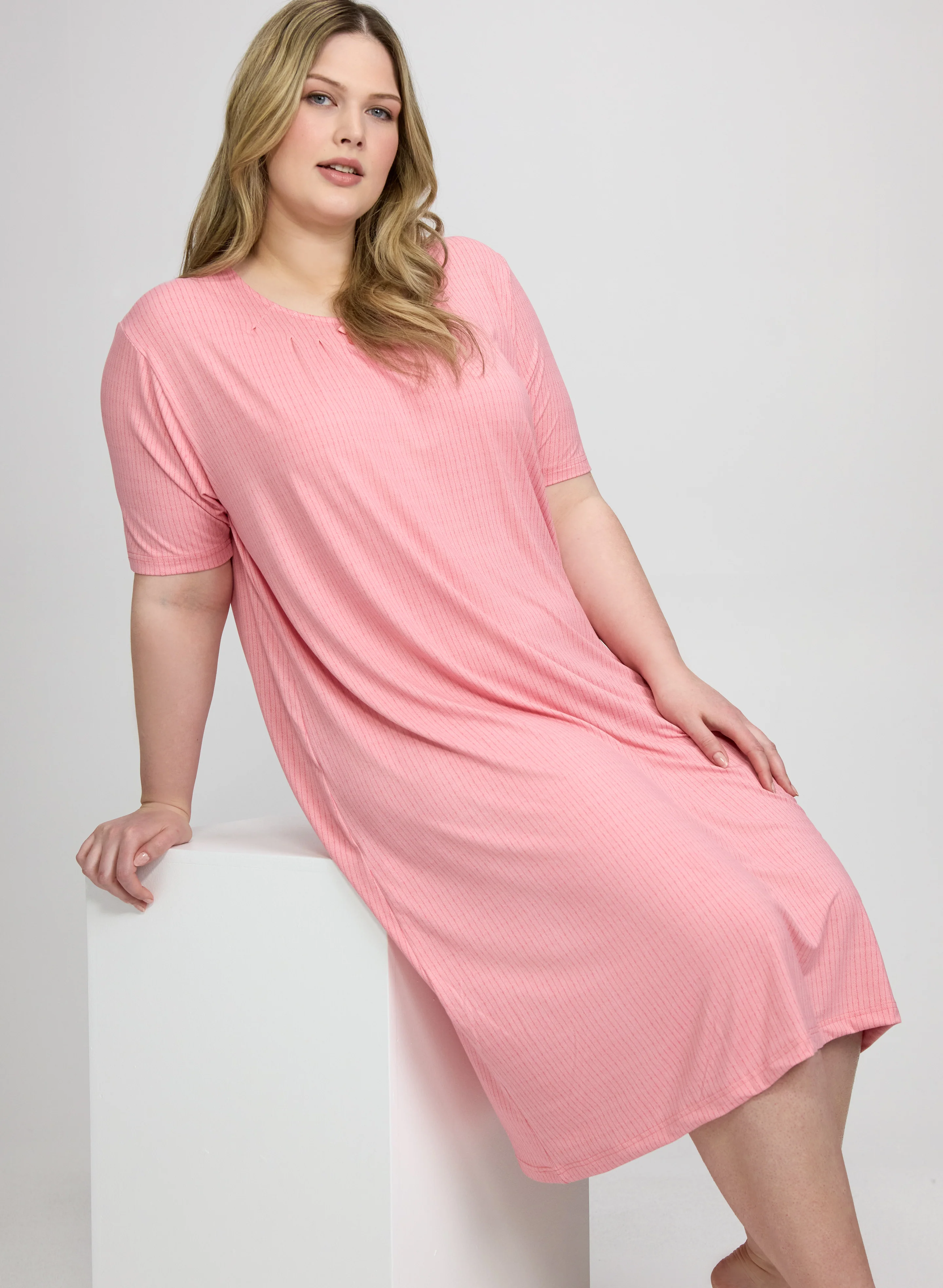 Stripe Jersey Nightgown - Image 2