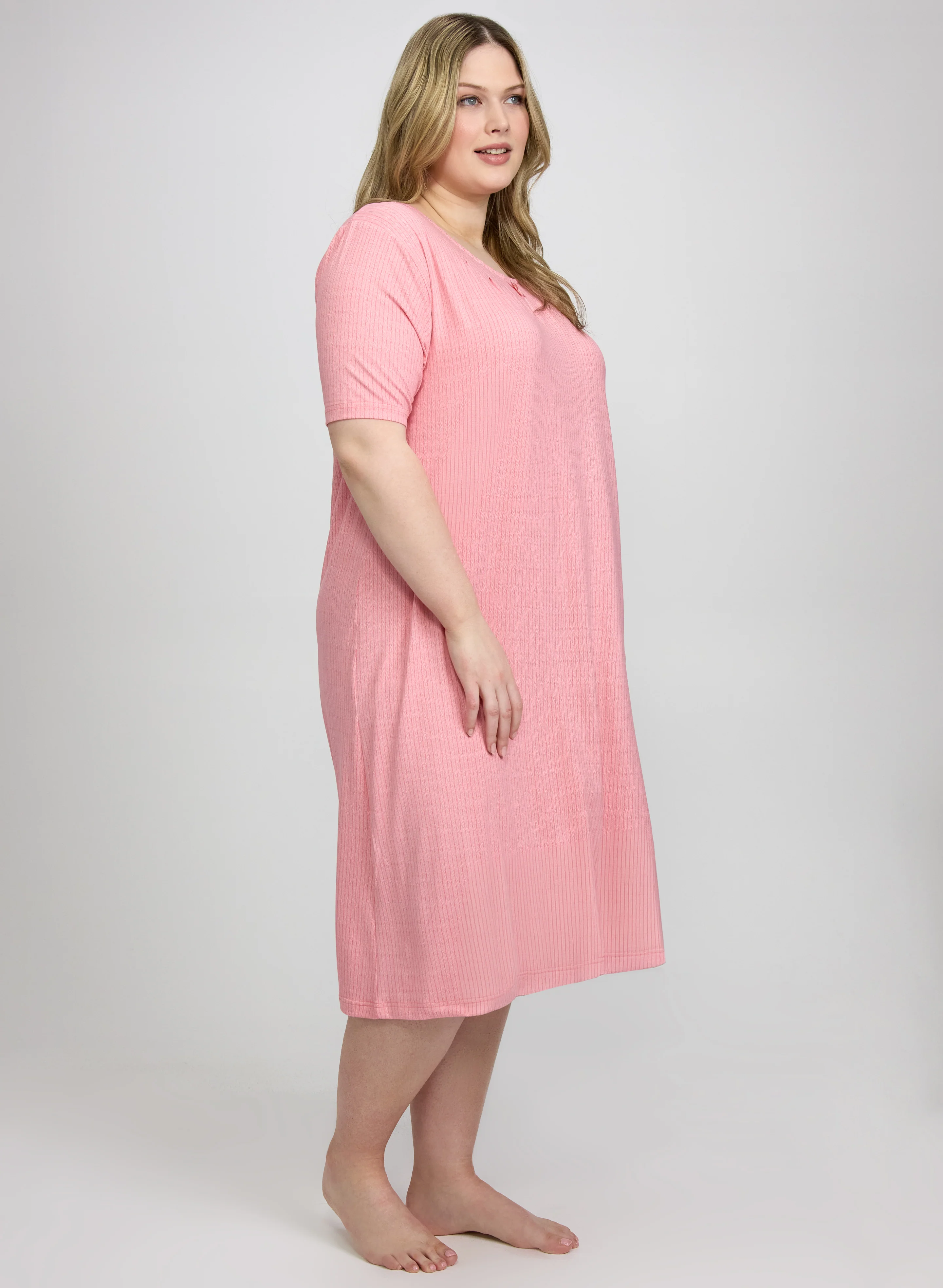 Stripe Jersey Nightgown - Image 3