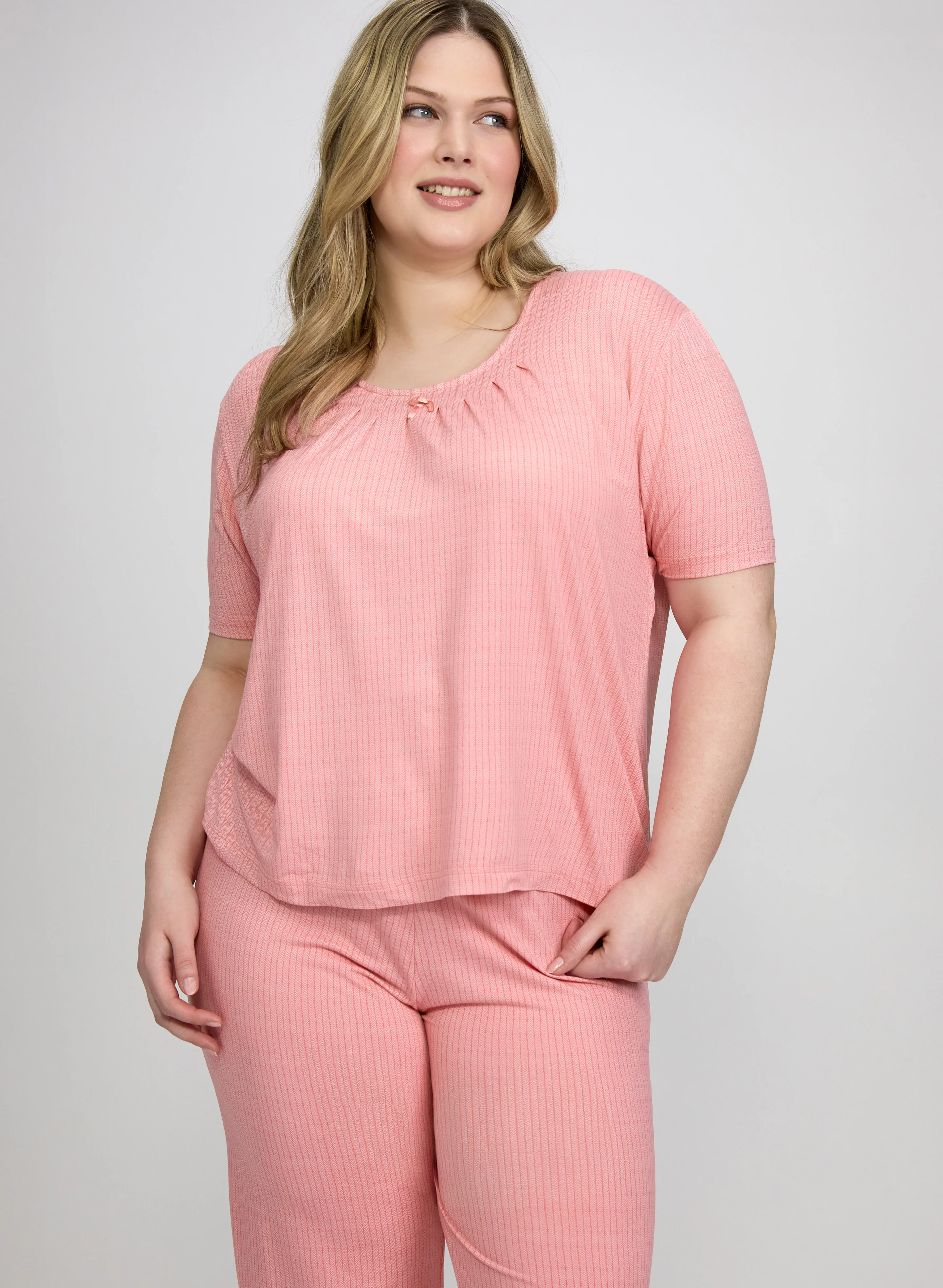 Stripe Jersey Pyjama Set - Image 4