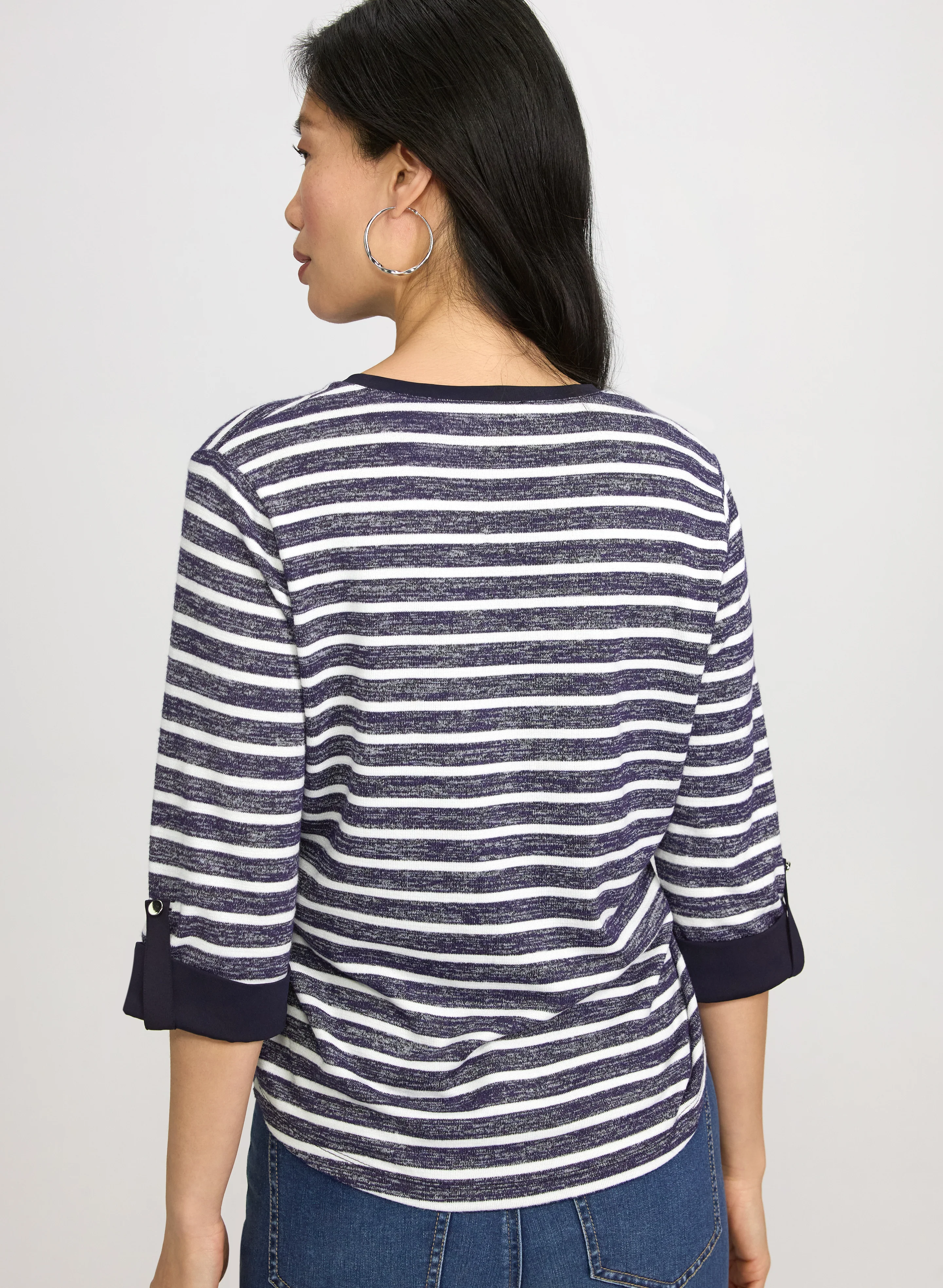 Stripe Knit Top - Image 2