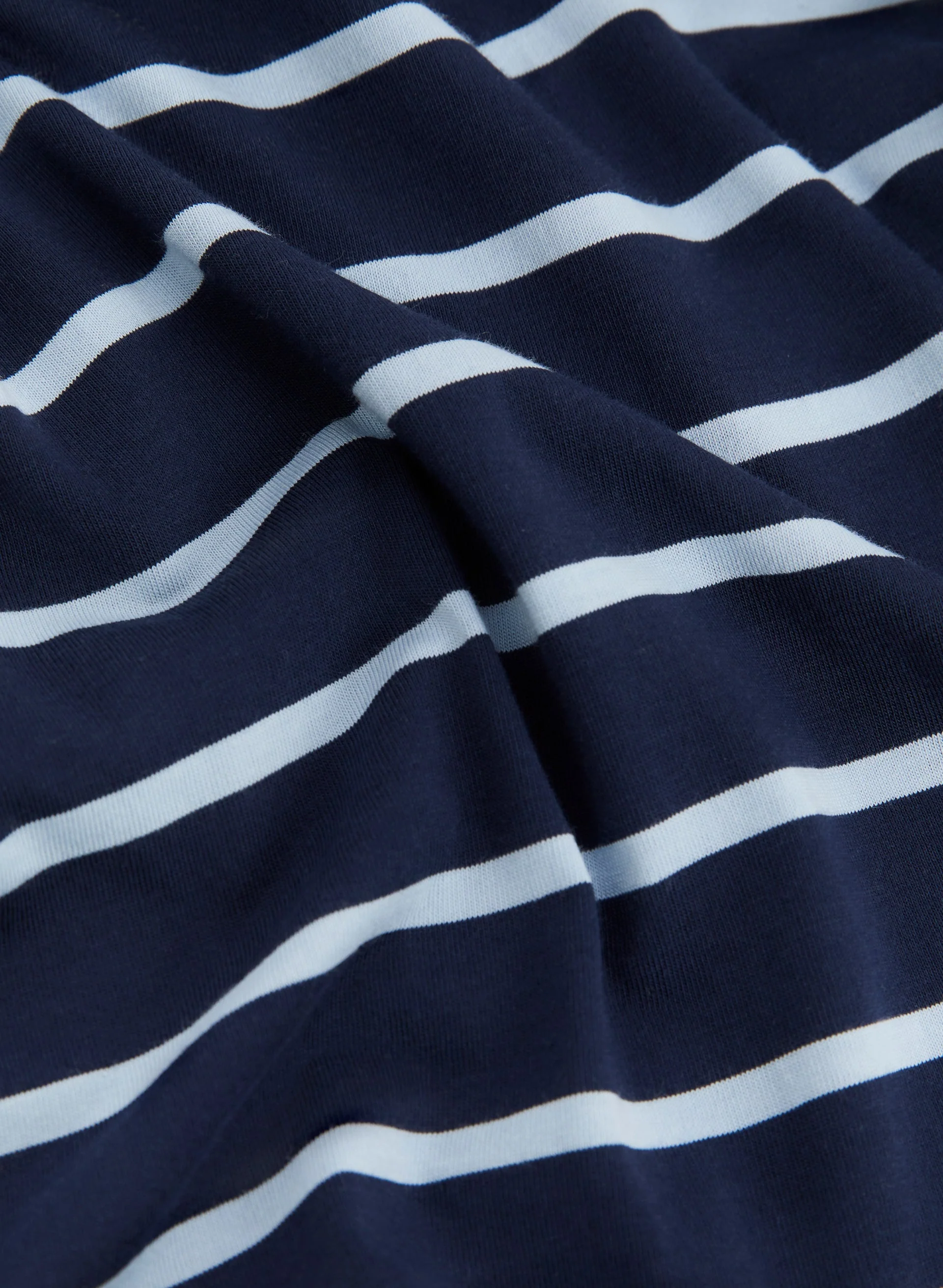 Stripe Print 3/4 Sleeve Tee - Image 7