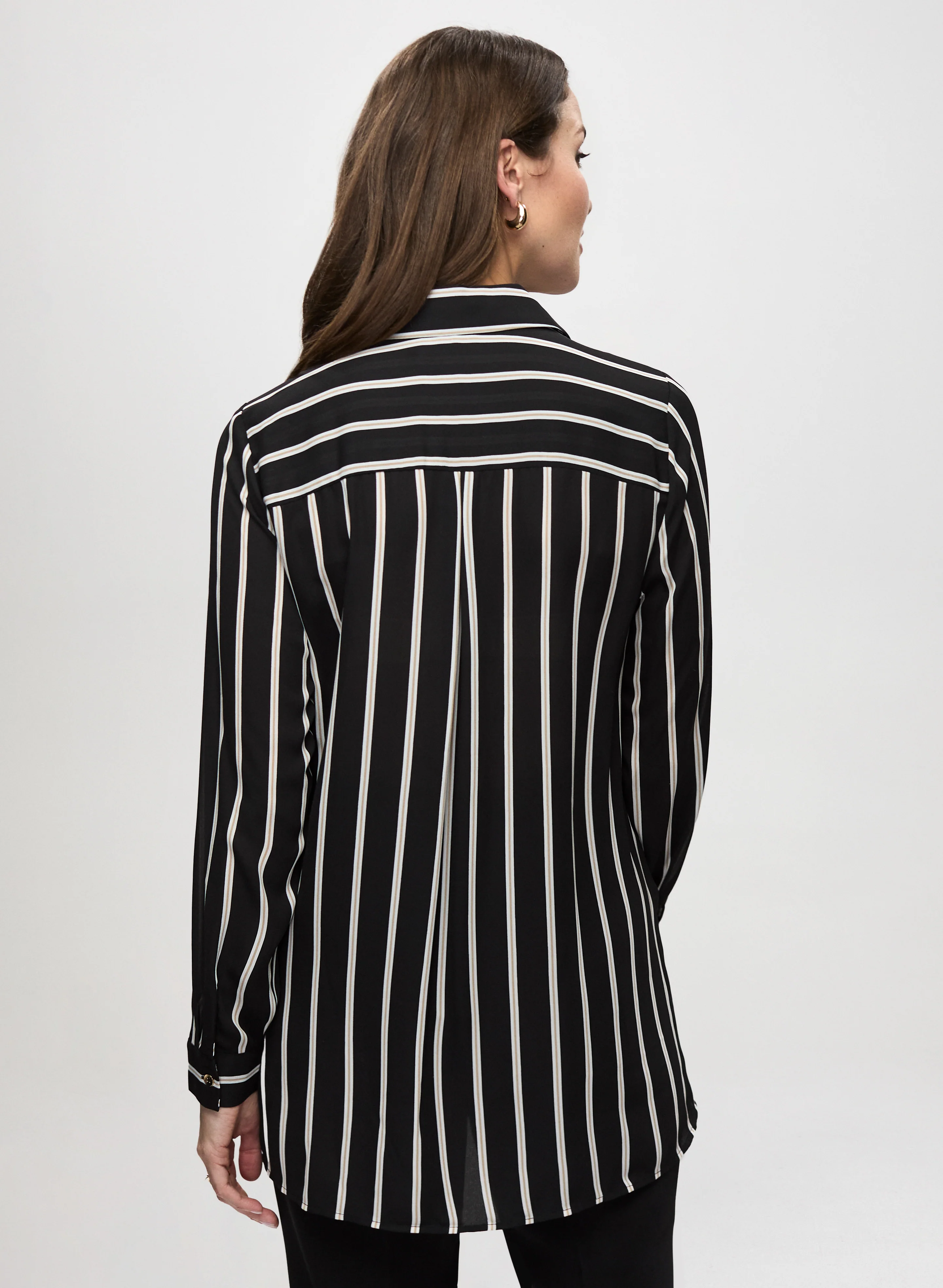 Stripe Print Blouse - Image 4