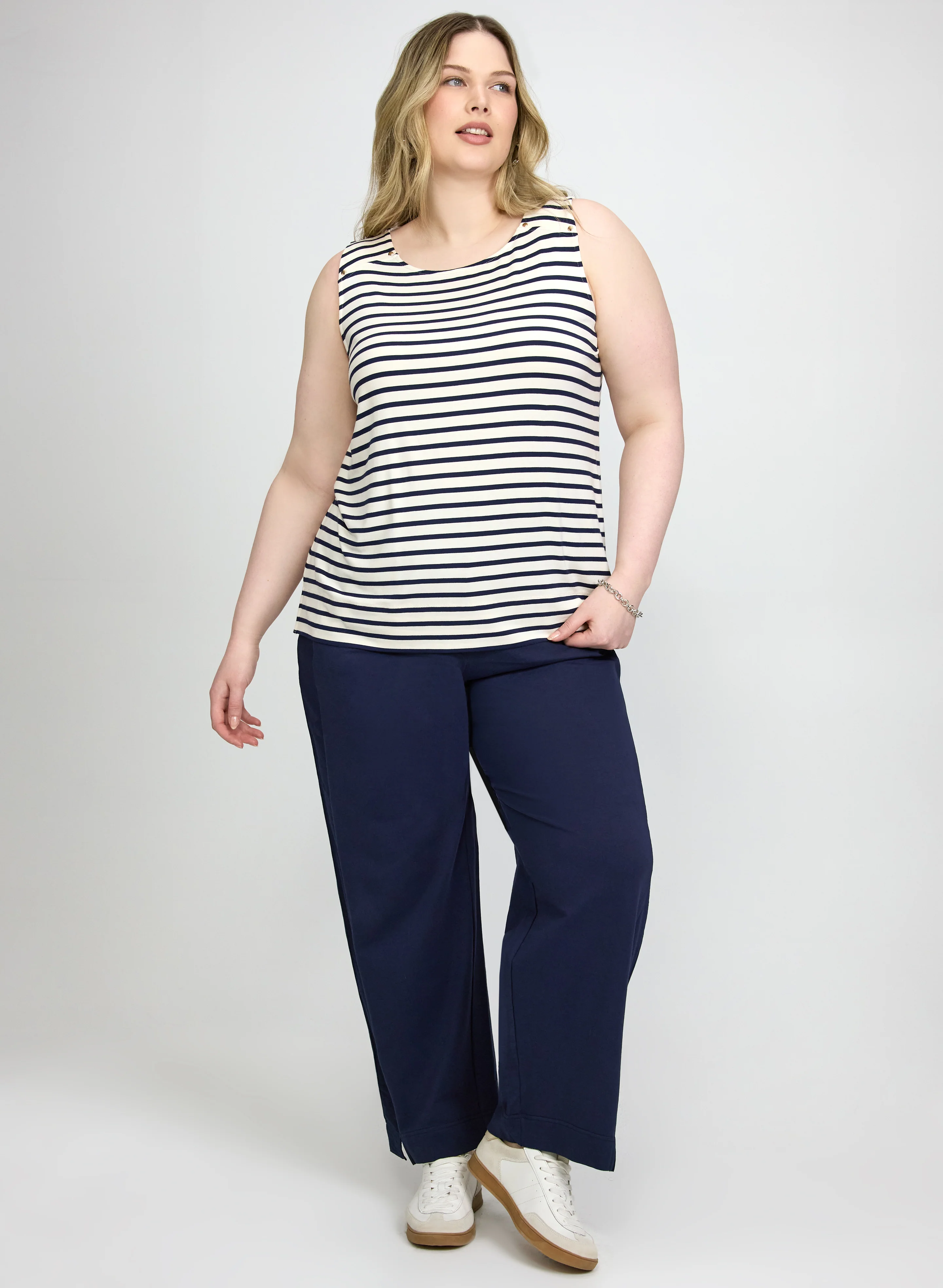 Stripe Print Cami - Image 3