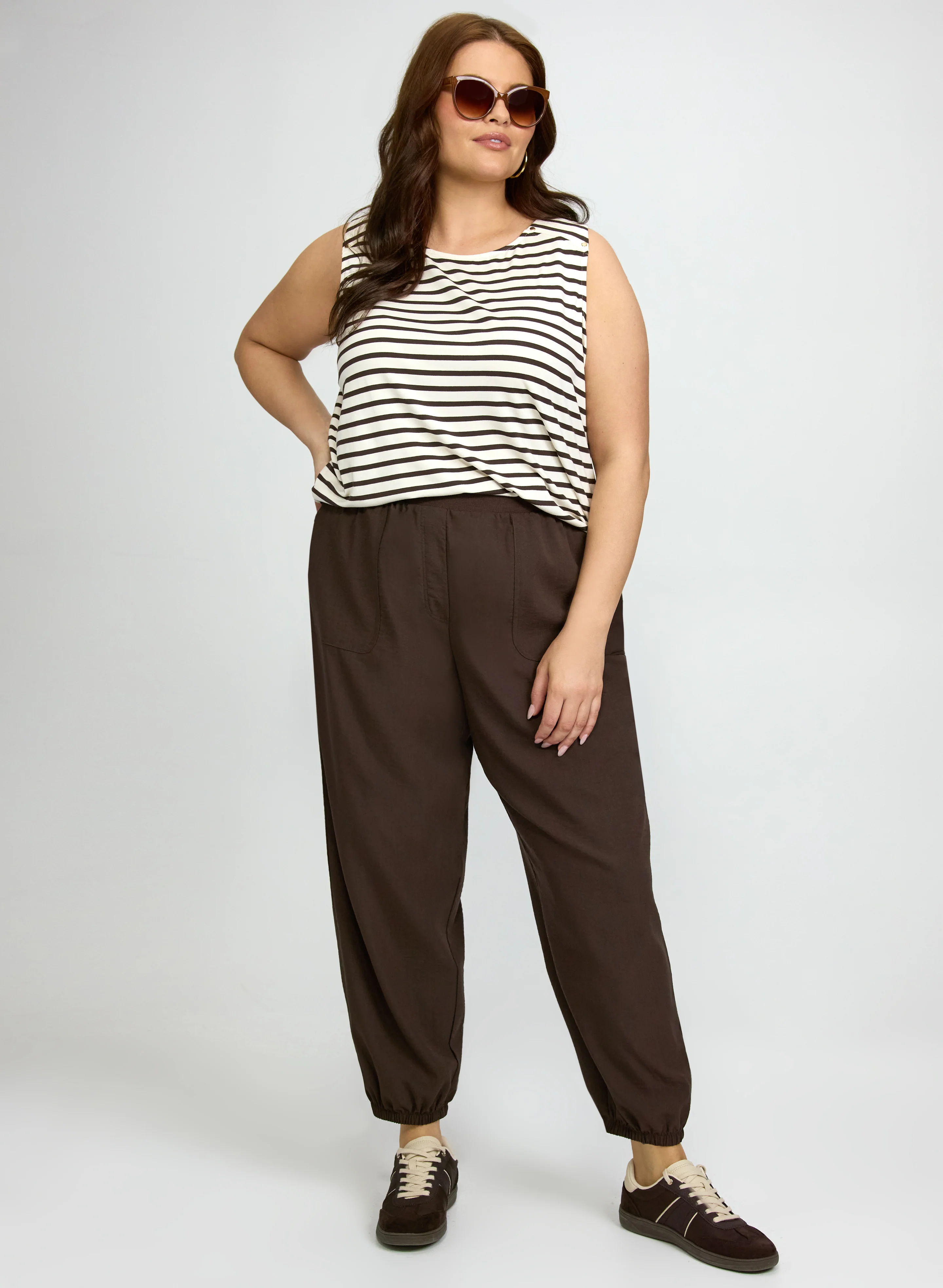 Stripe Print Cami - Image 3