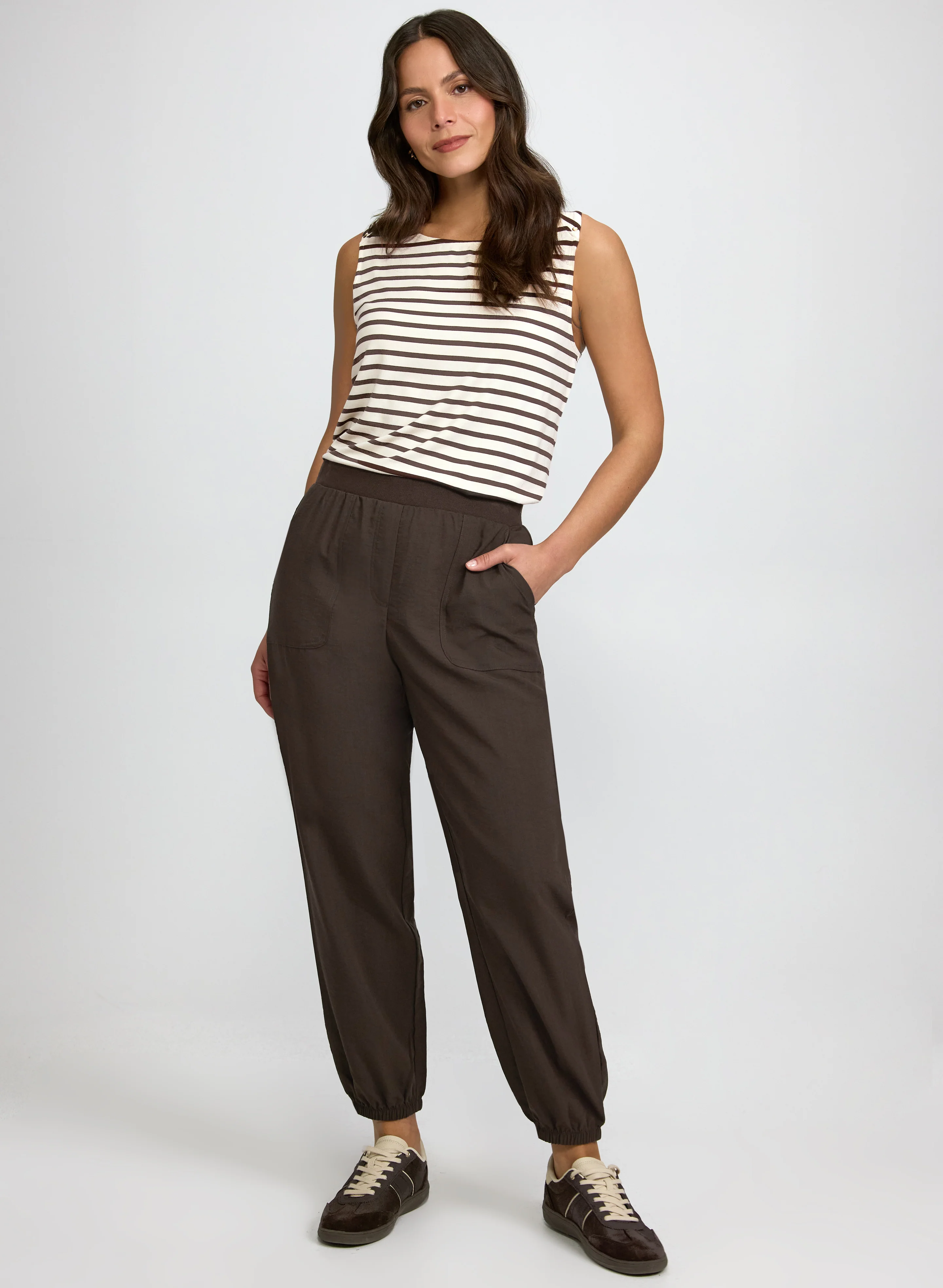 Stripe Print Cami - Image 3
