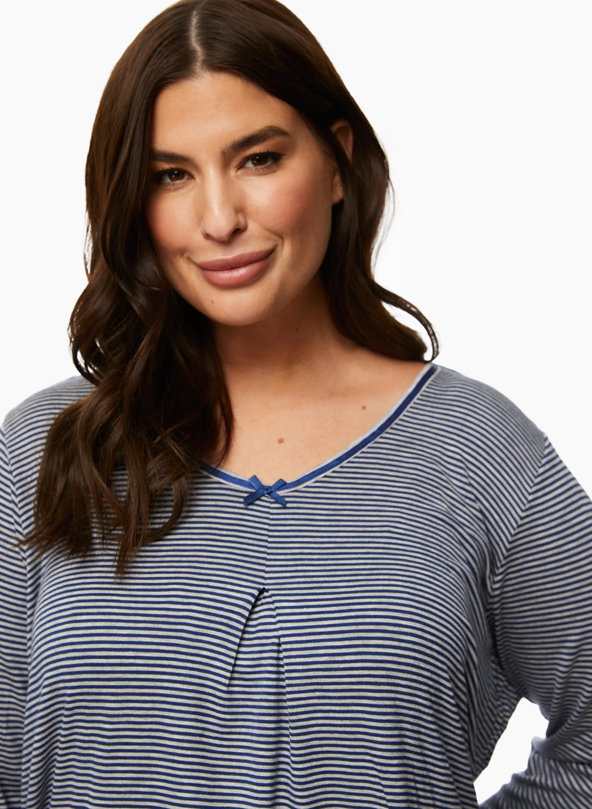 Stripe Print Pyjama Set - Image 5