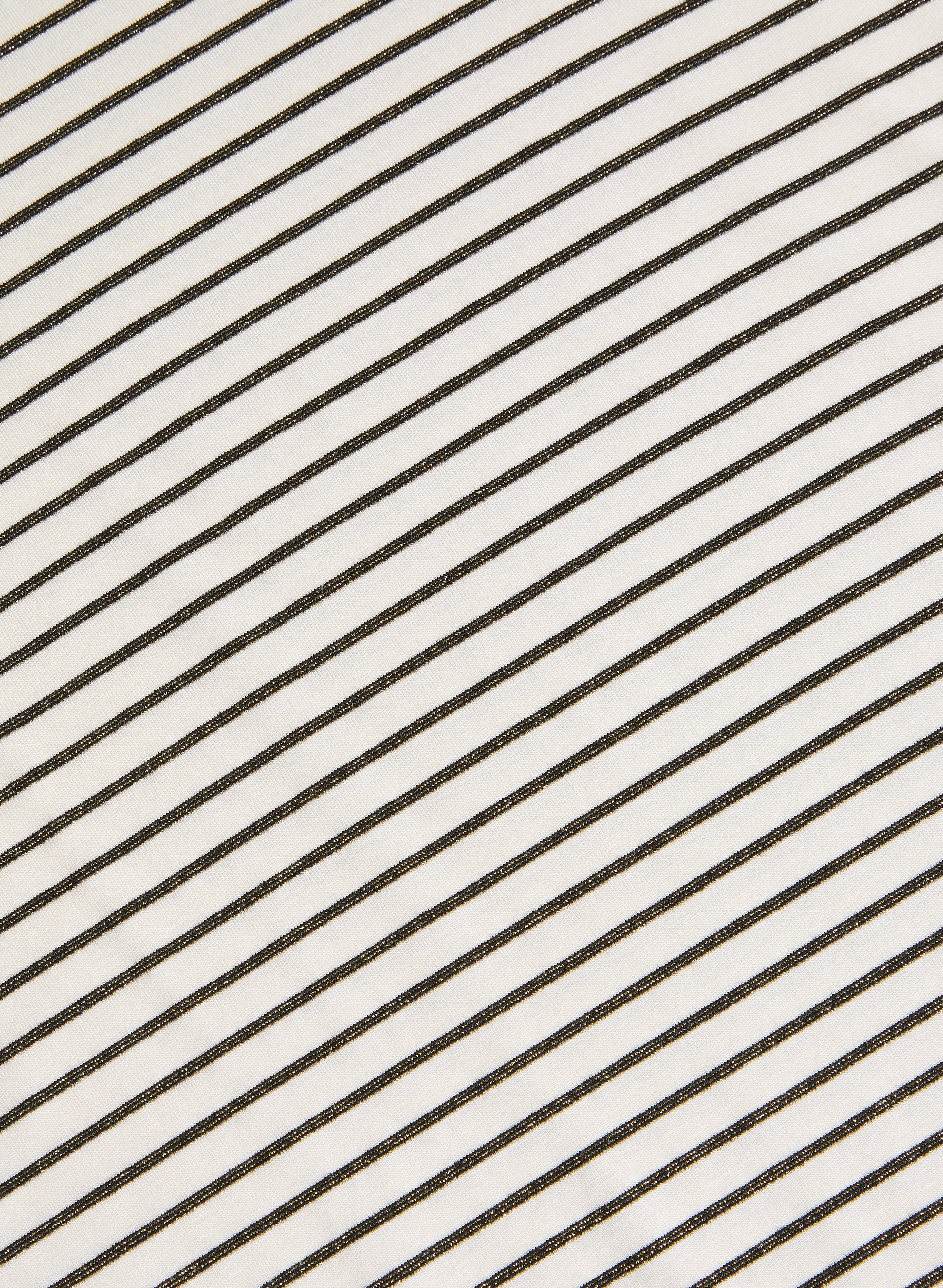 Striped Cap Sleeve T-Shirt - Image 6