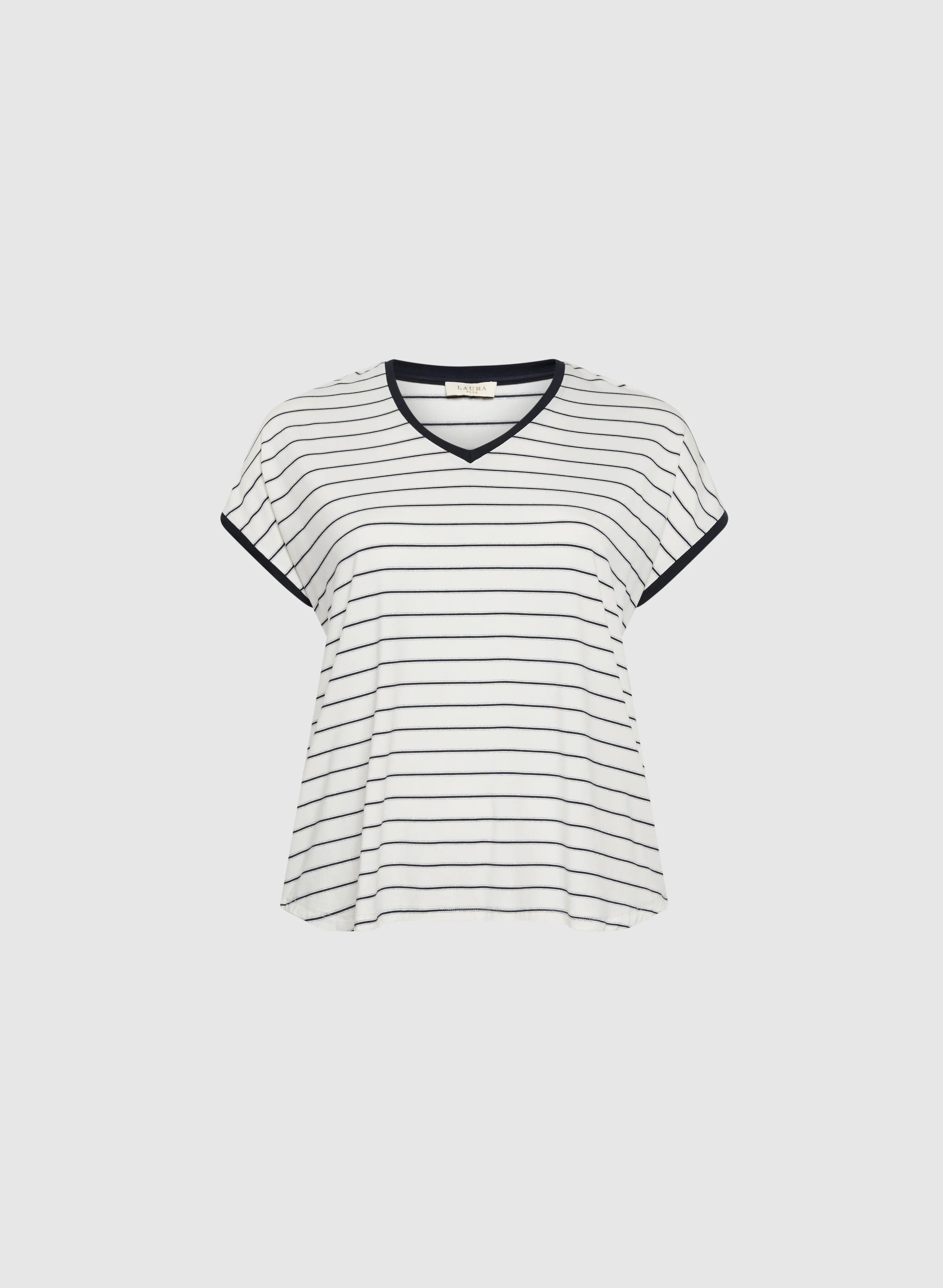 Stripe Print T-Shirt - Image 6