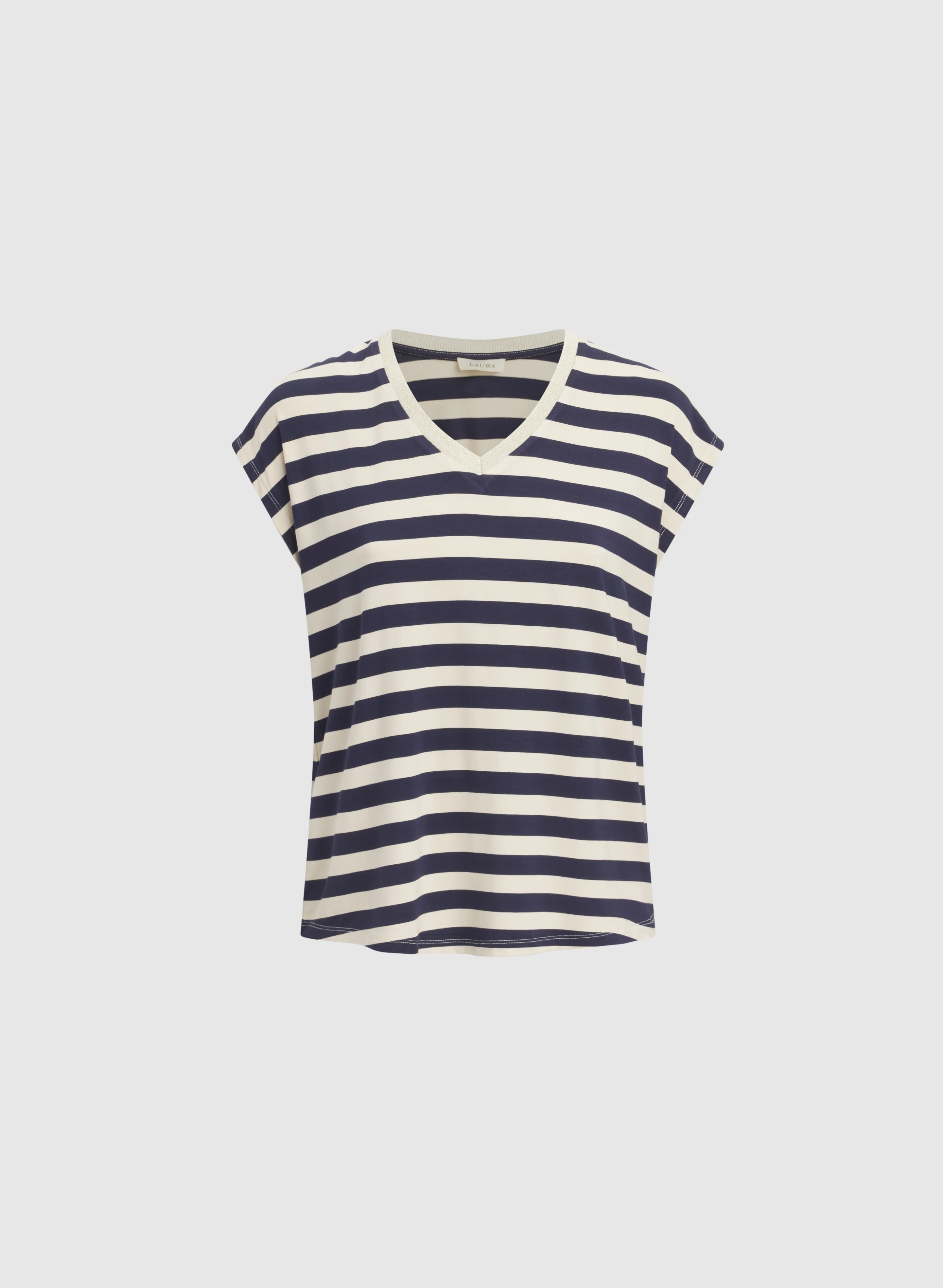 Stripe Print T-Shirt - Image 5