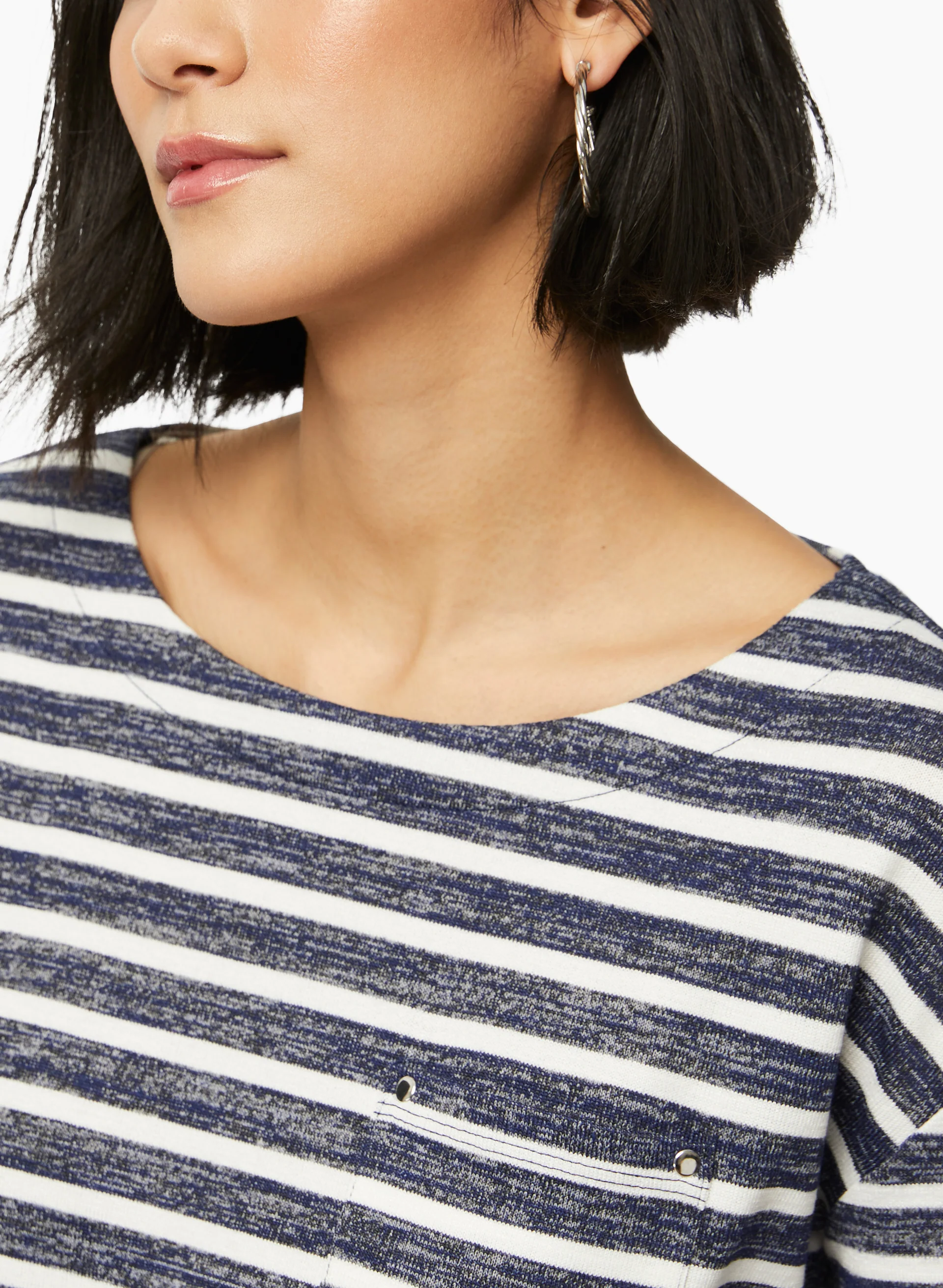 Stripe Print Tee - Image 2