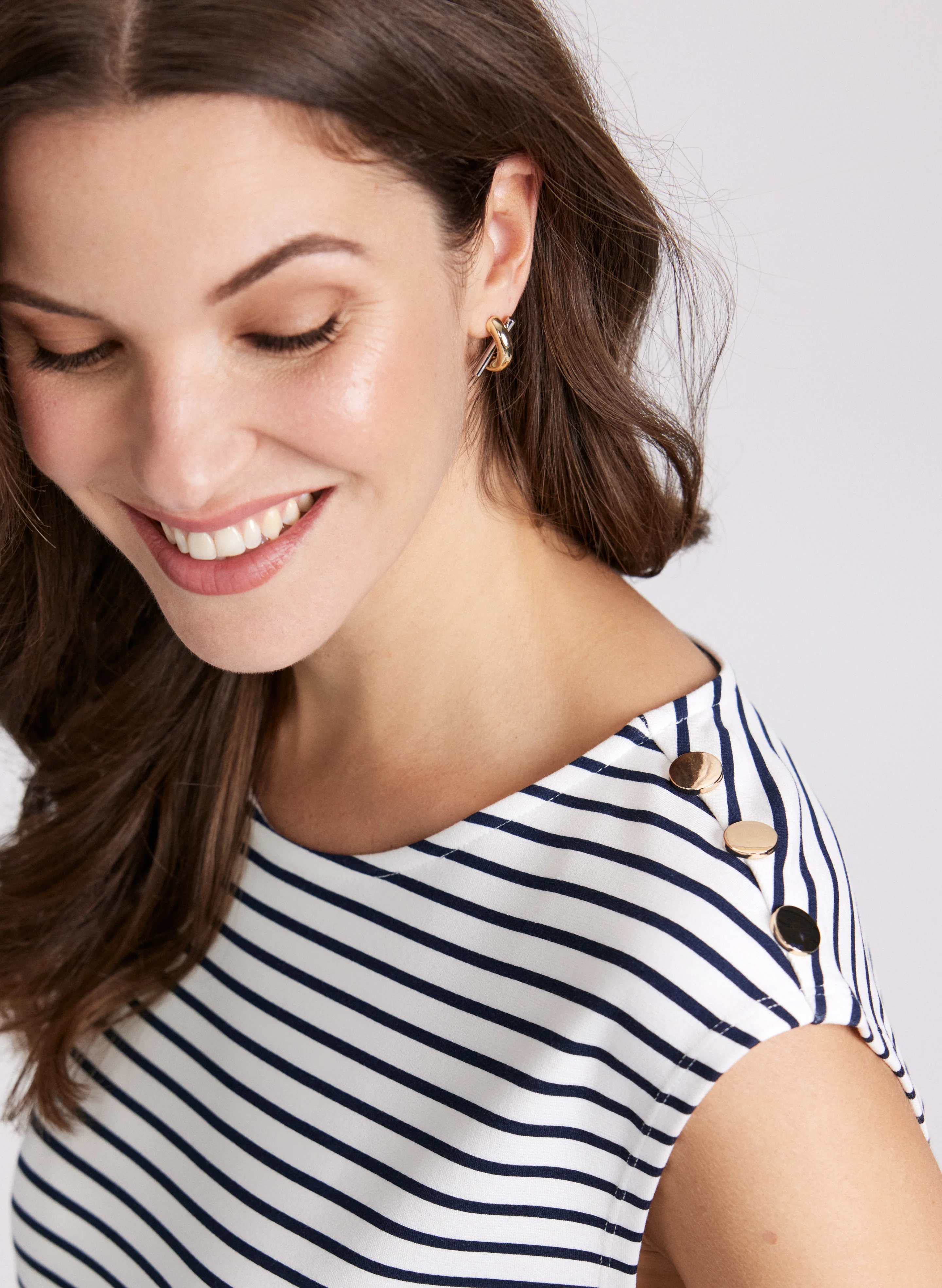 Stripe Print Top - Image 2