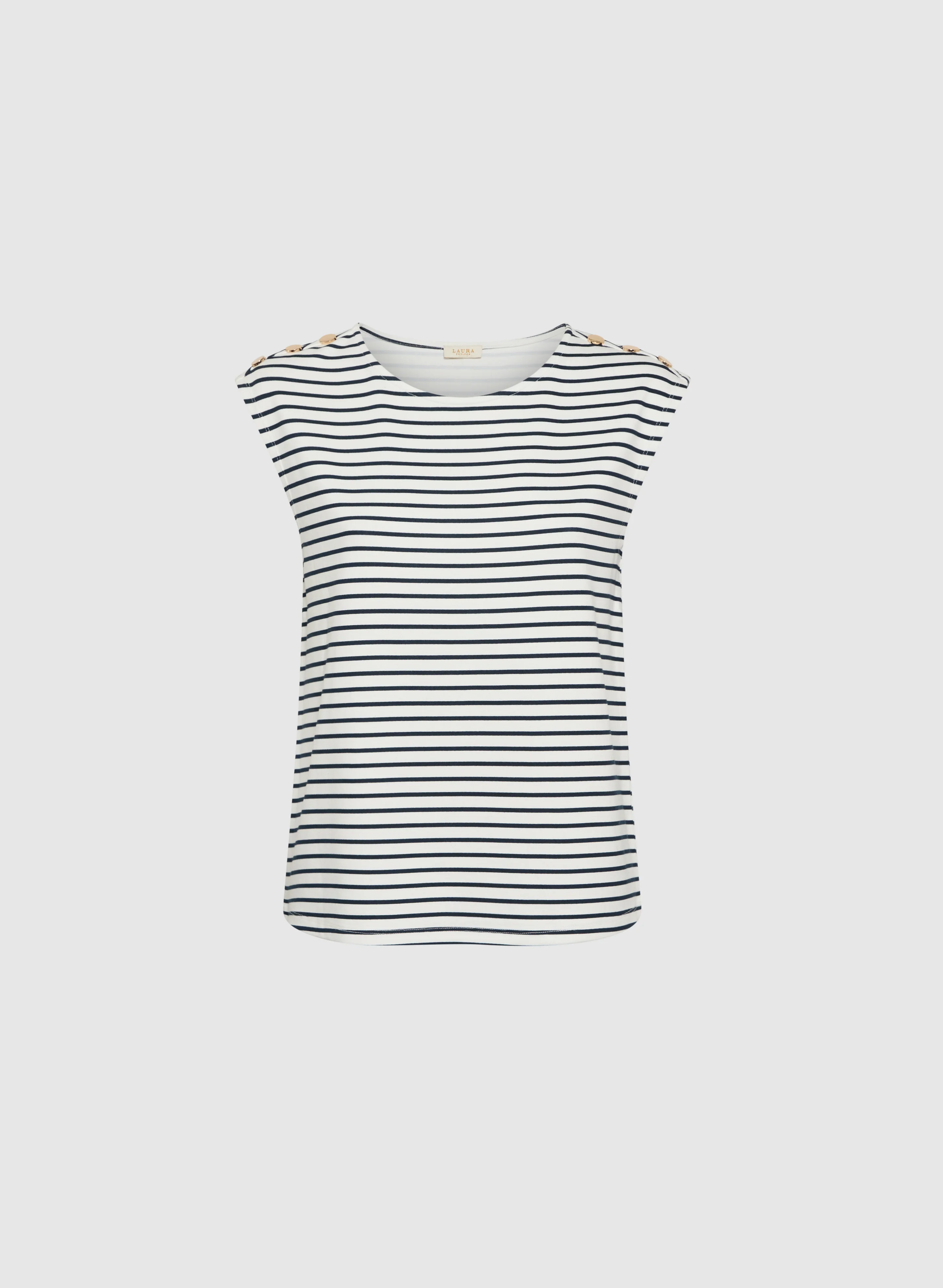 Stripe Print Top - Image 6