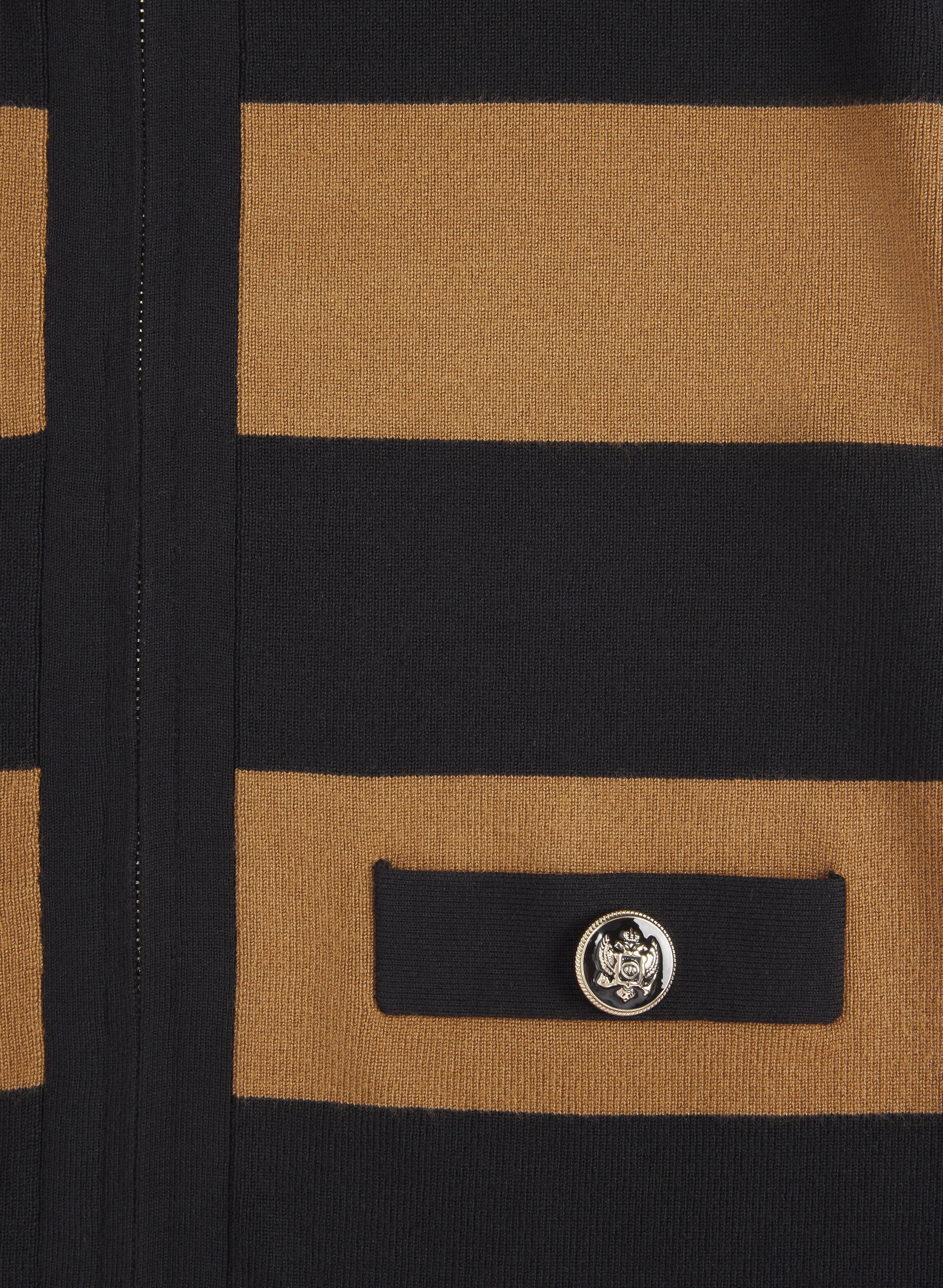 Stripe Zip Cardigan - Image 7