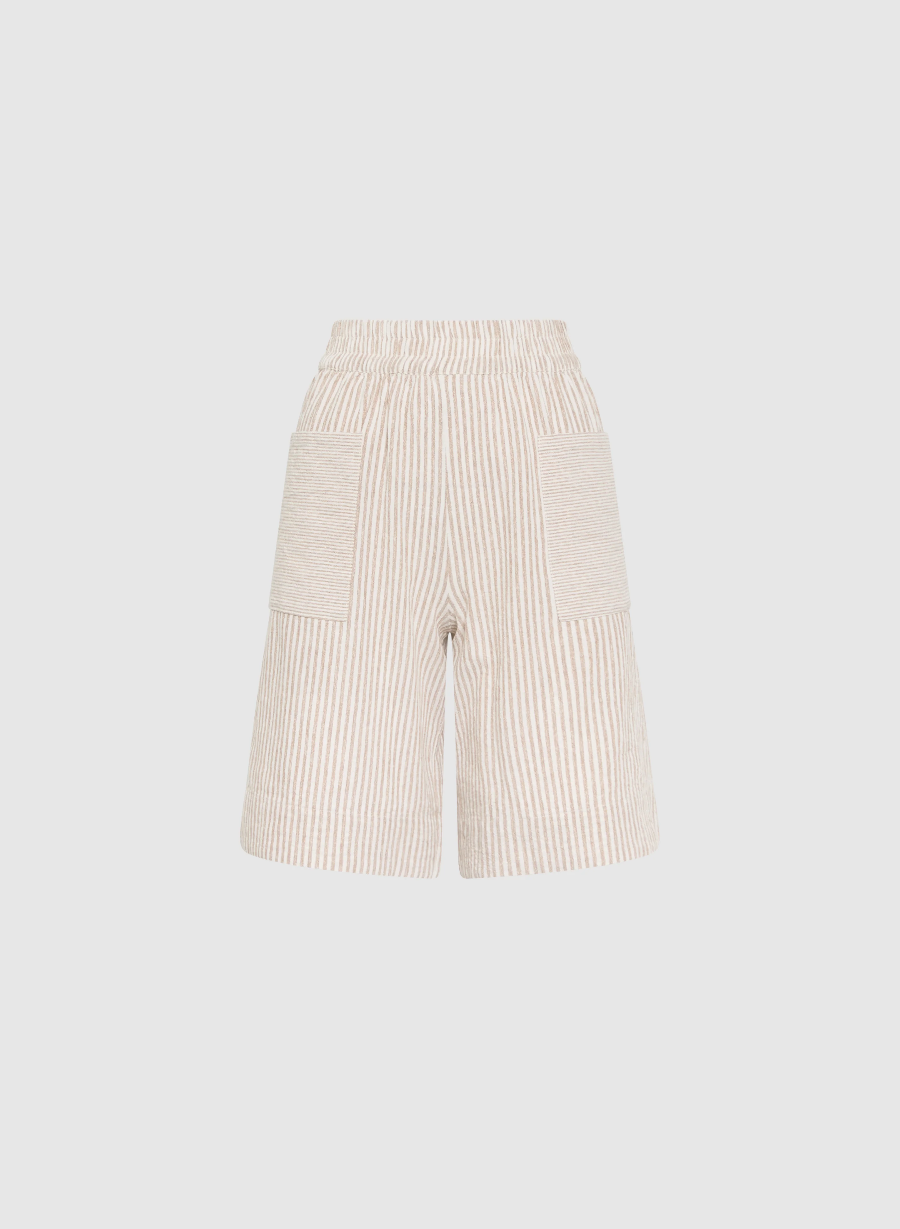 Striped Cotton Shorts - Image 6