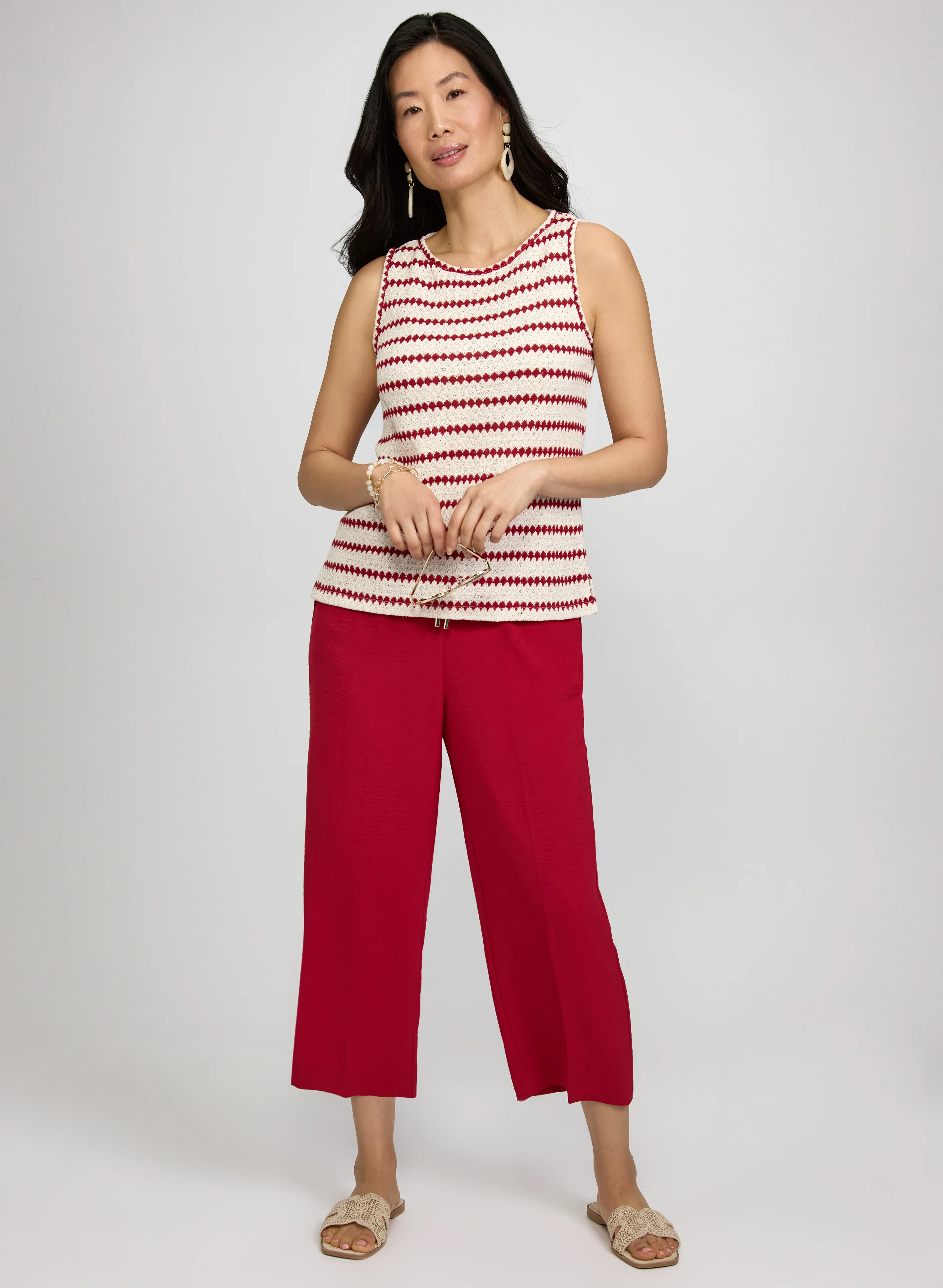 Stripe Crochet Cami - Image 3