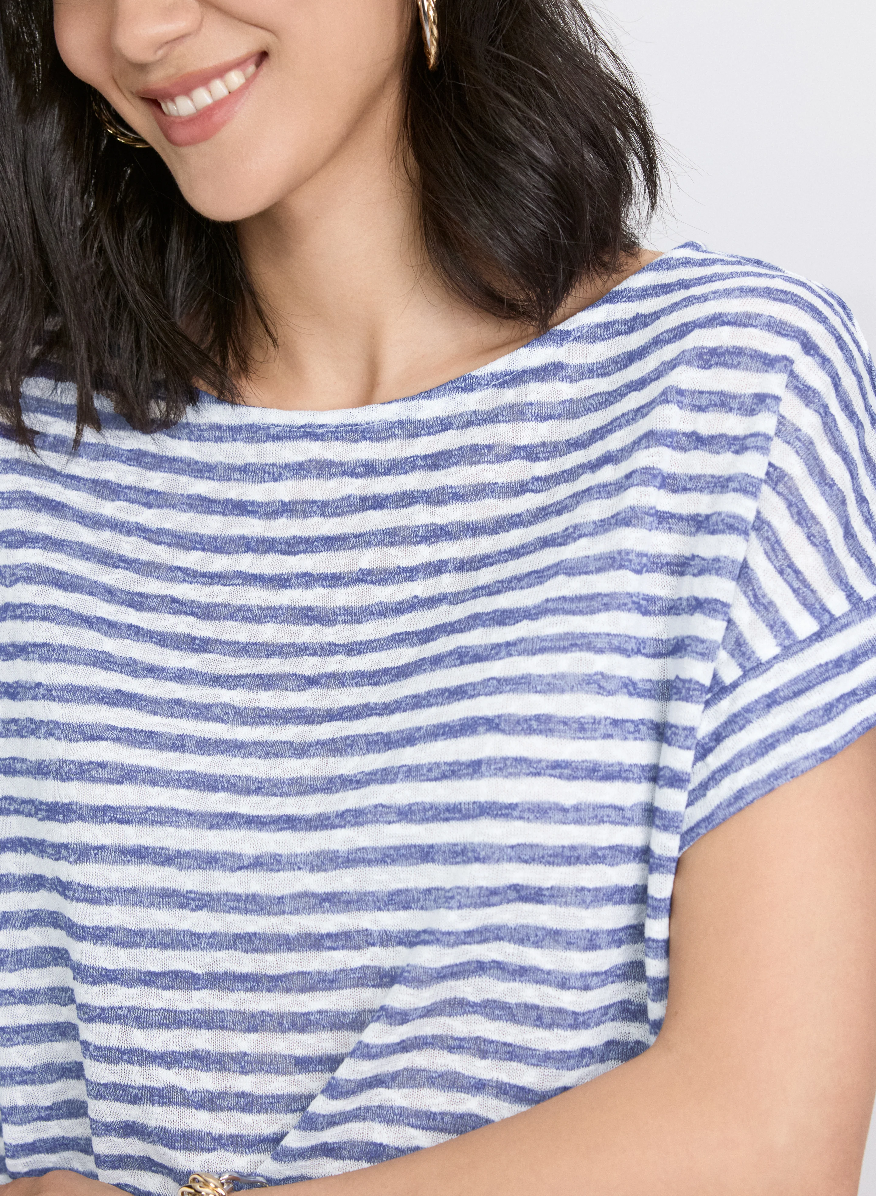 Striped Drawstring Top - Image 5