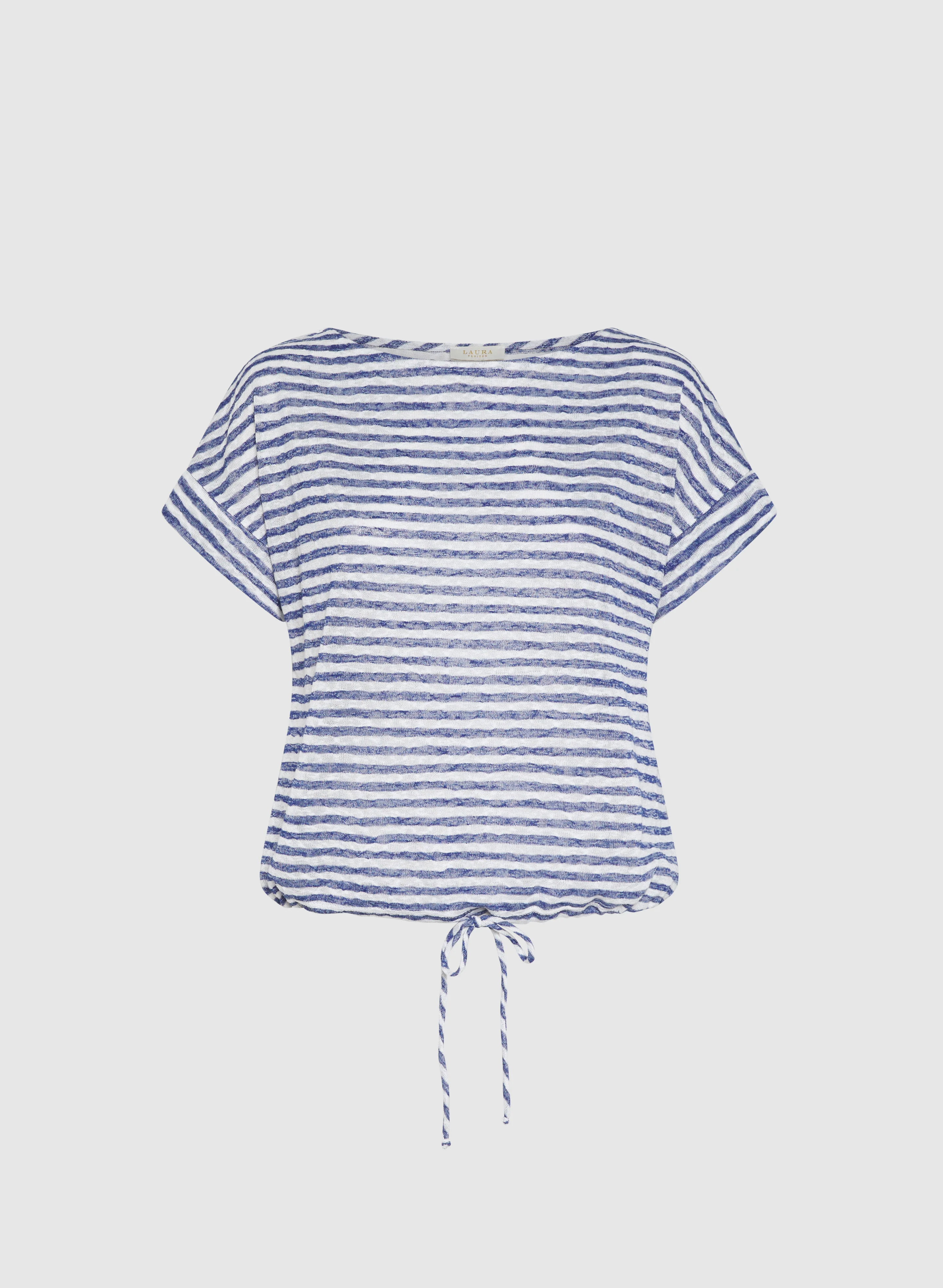 Striped Drawstring Top - Image 6
