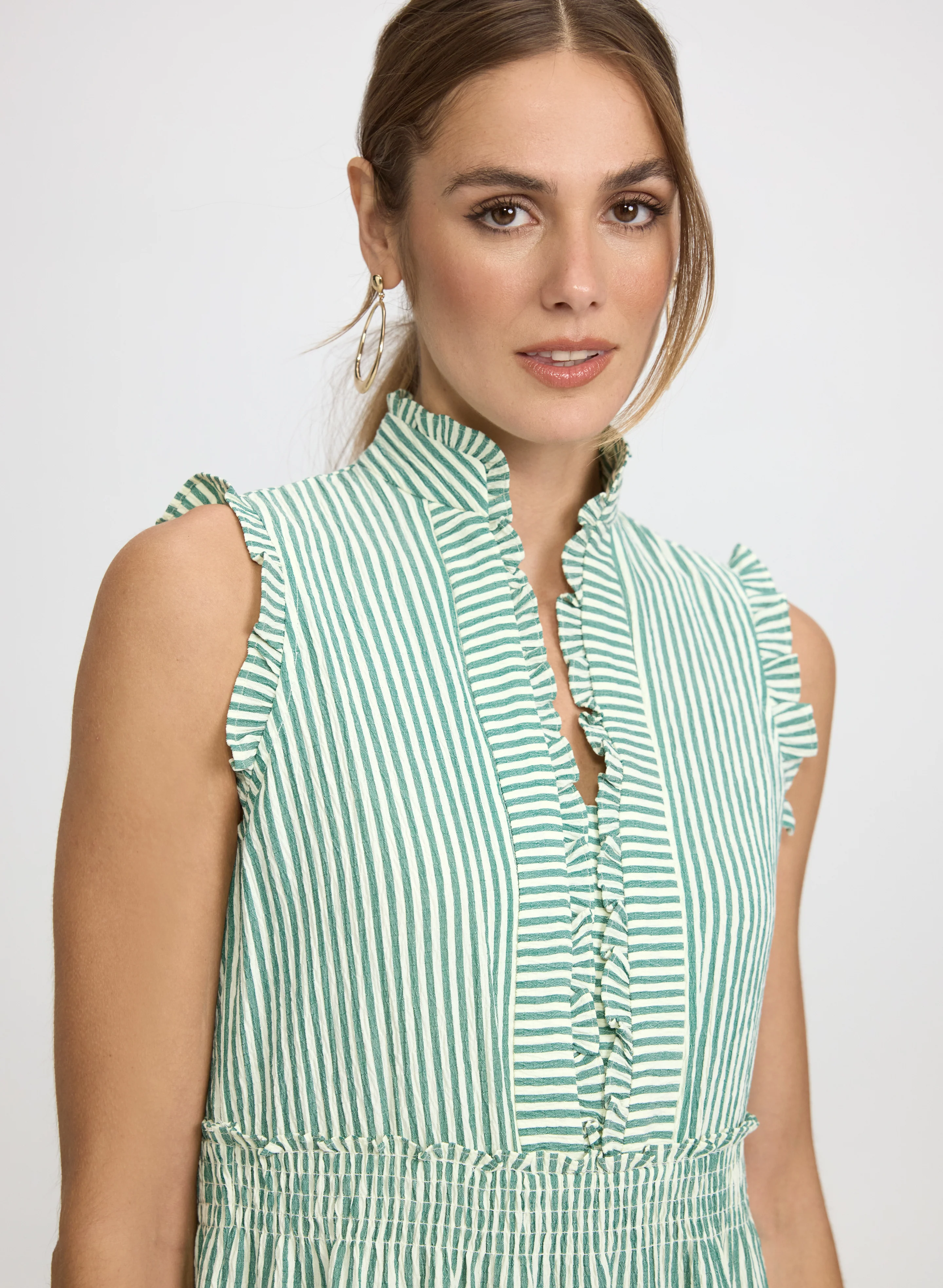 Striped Maxi Dress - Image 3