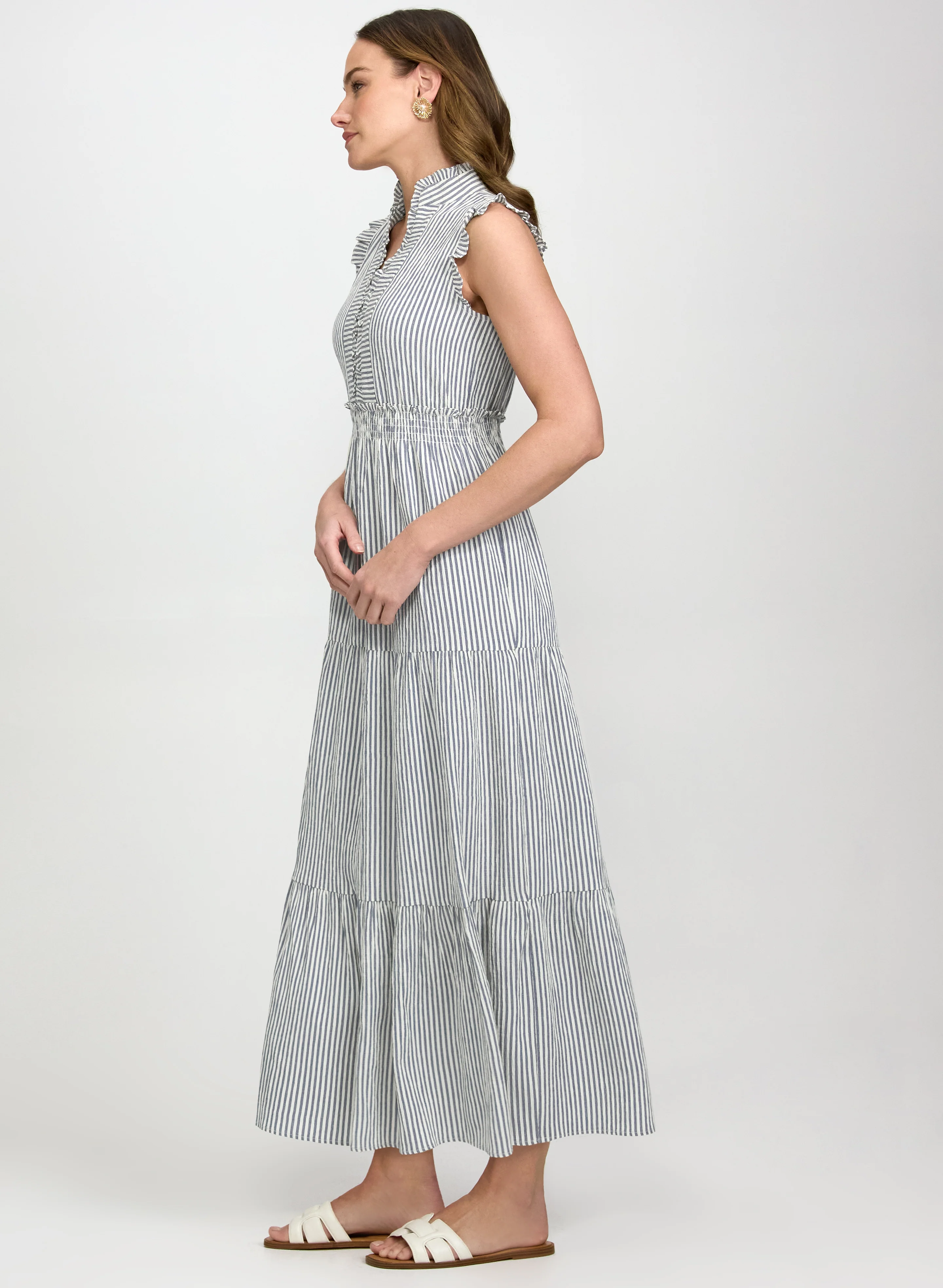 Striped Maxi Dress - Image 2