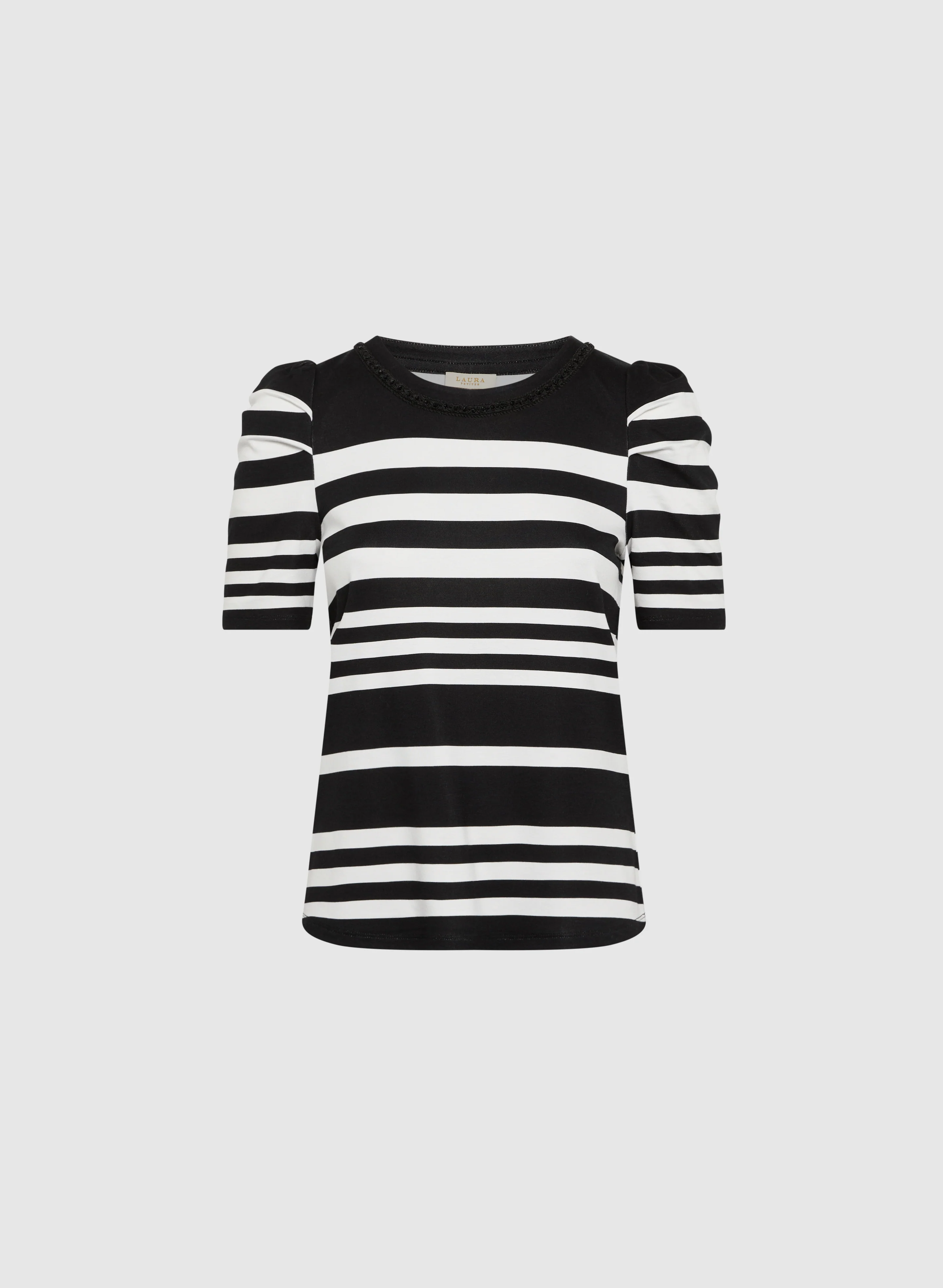 Striped Rhinestone Trim Top - Image 6