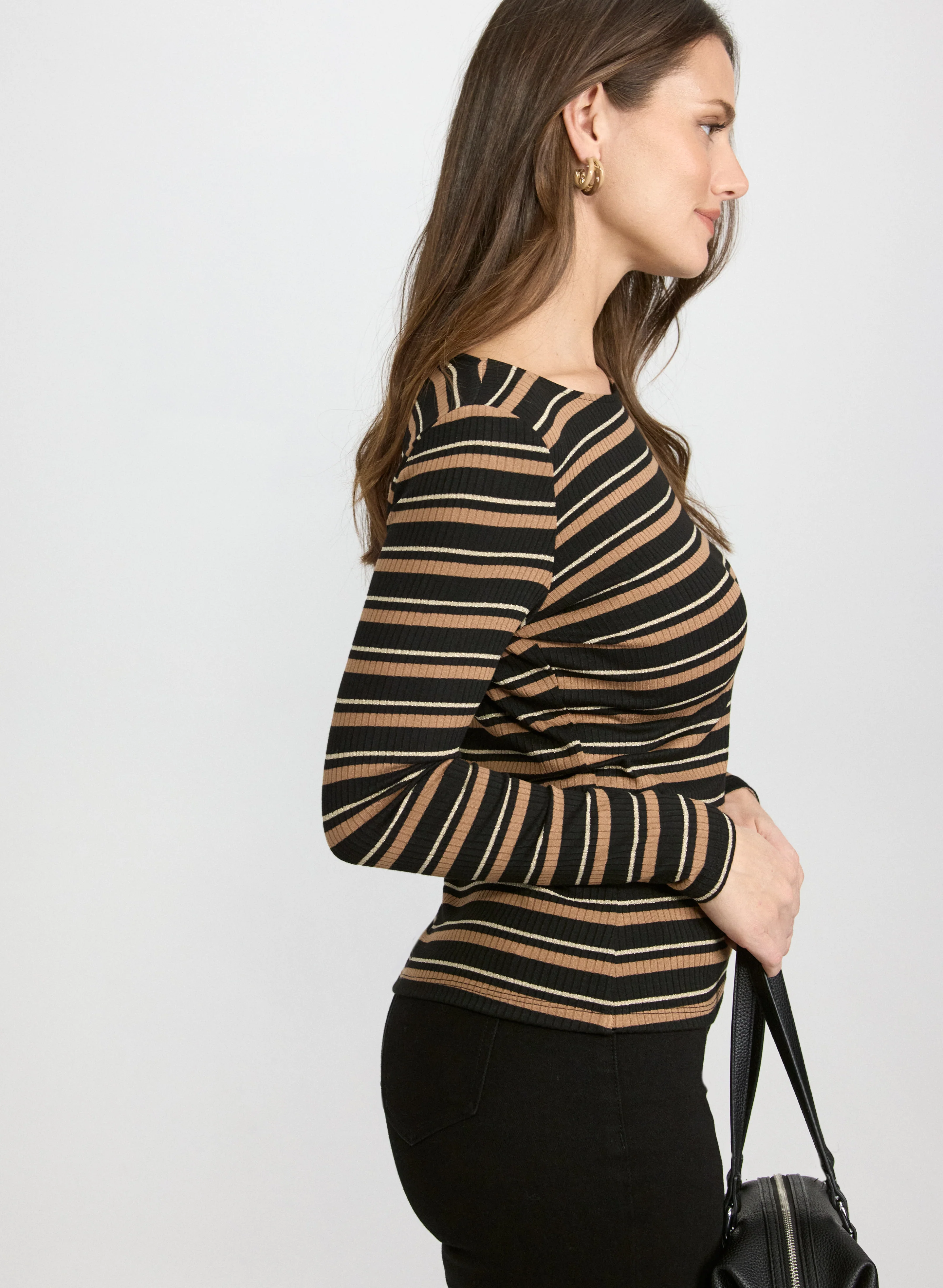 Striped Rib Top - Image 2