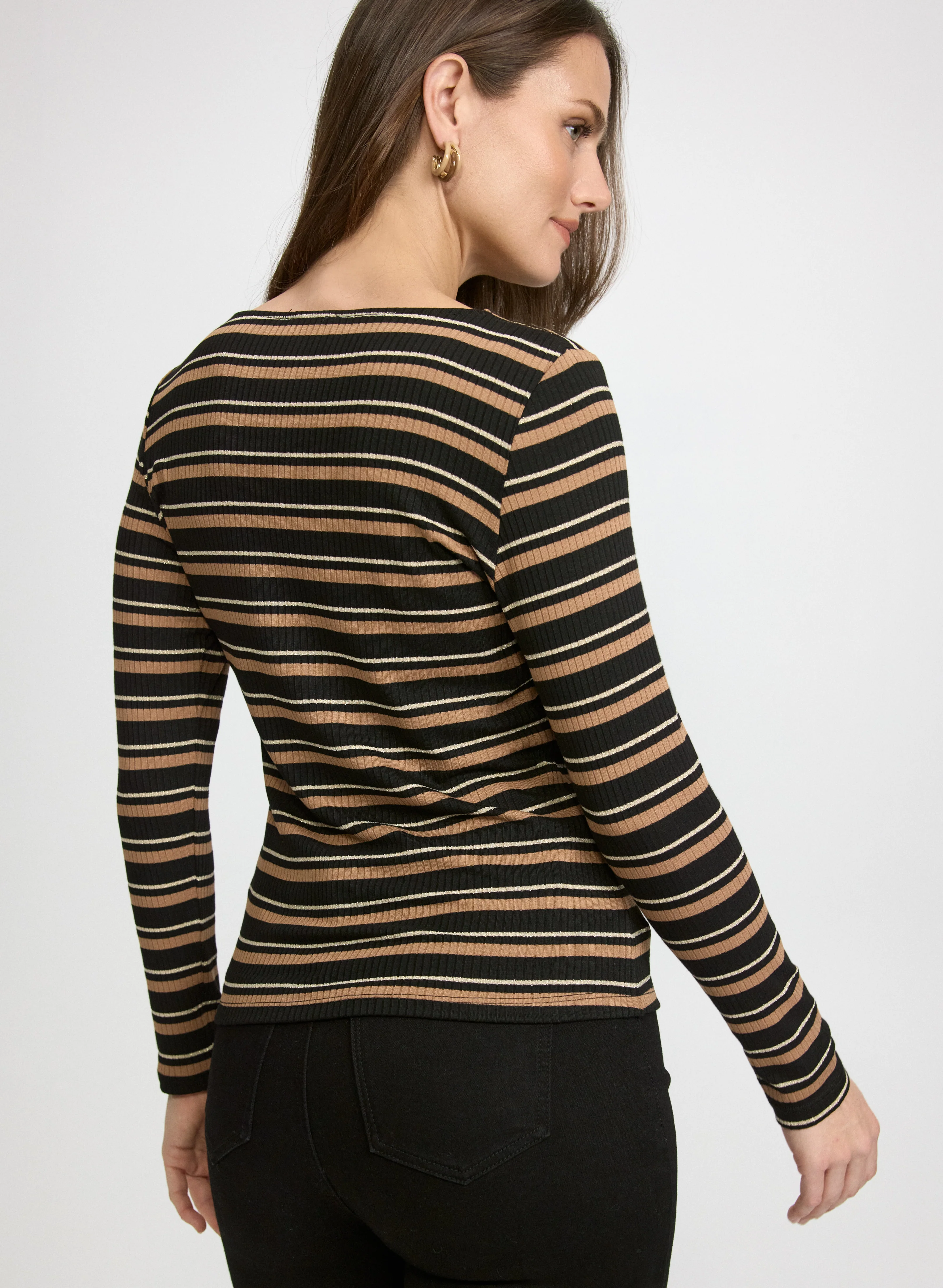 Striped Rib Top - Image 4