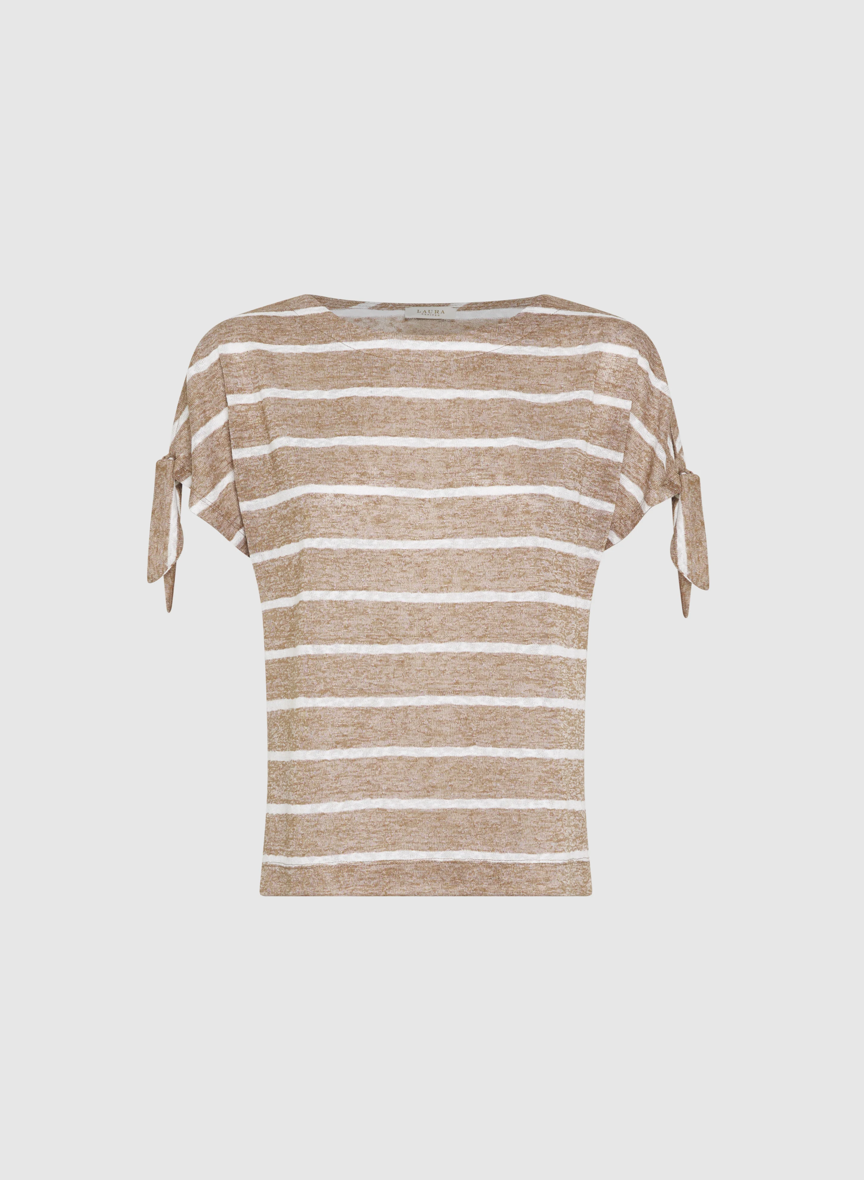 Striped Split-Sleeve Top - Image 6