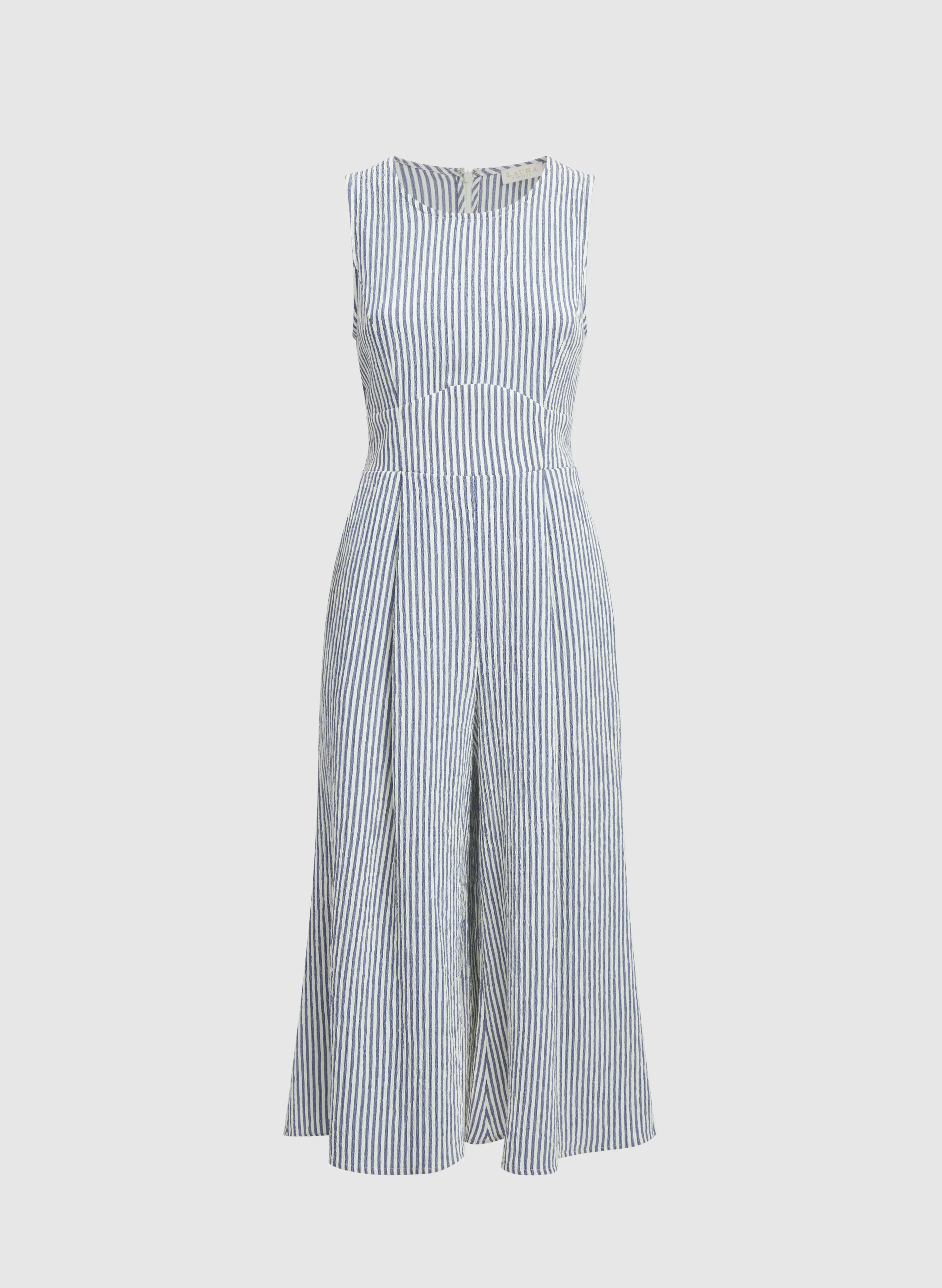 Striped Wide-Leg Jumpsuit - Image 6