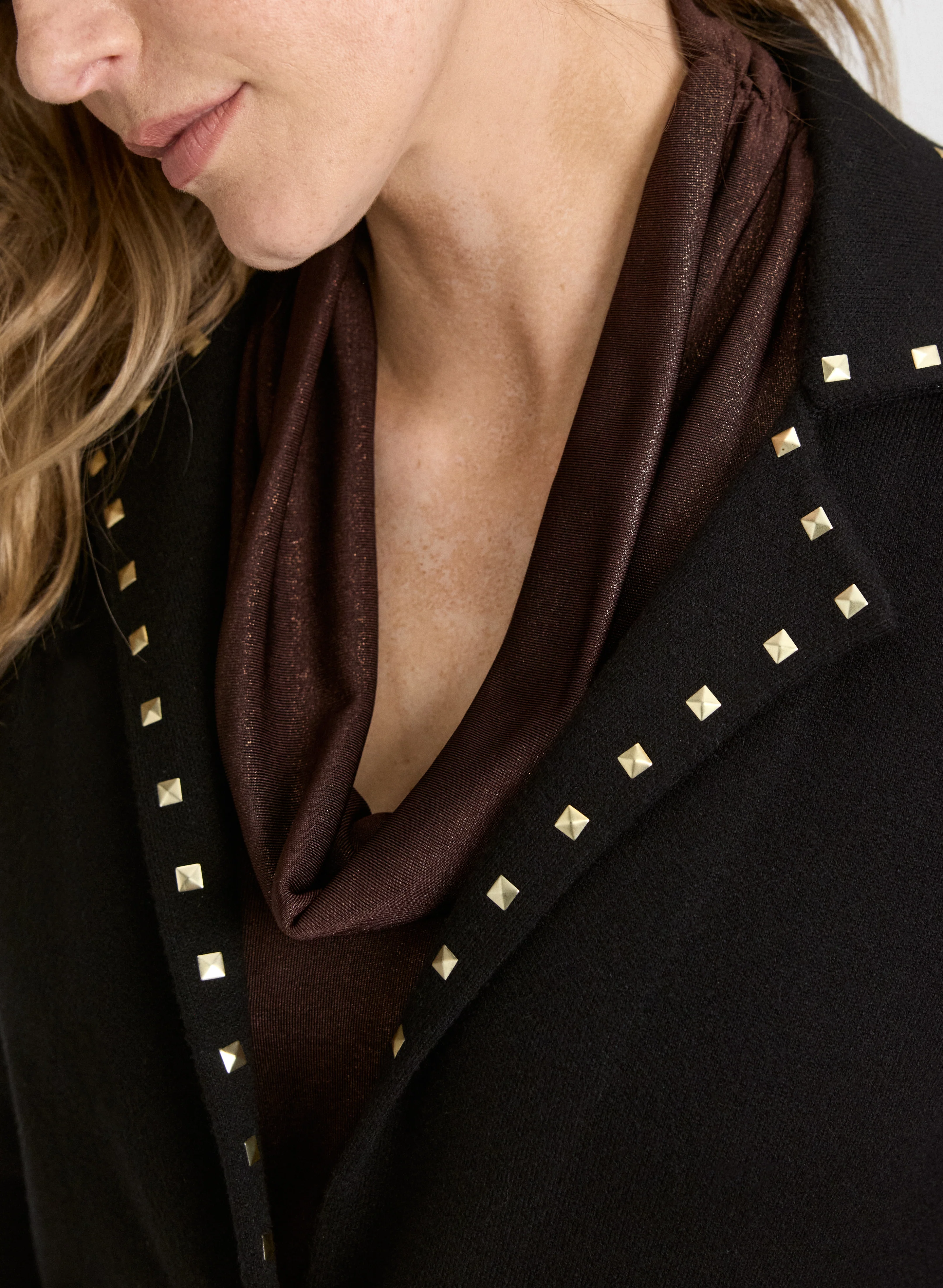 Stud Embellished Cardigan - Image 4