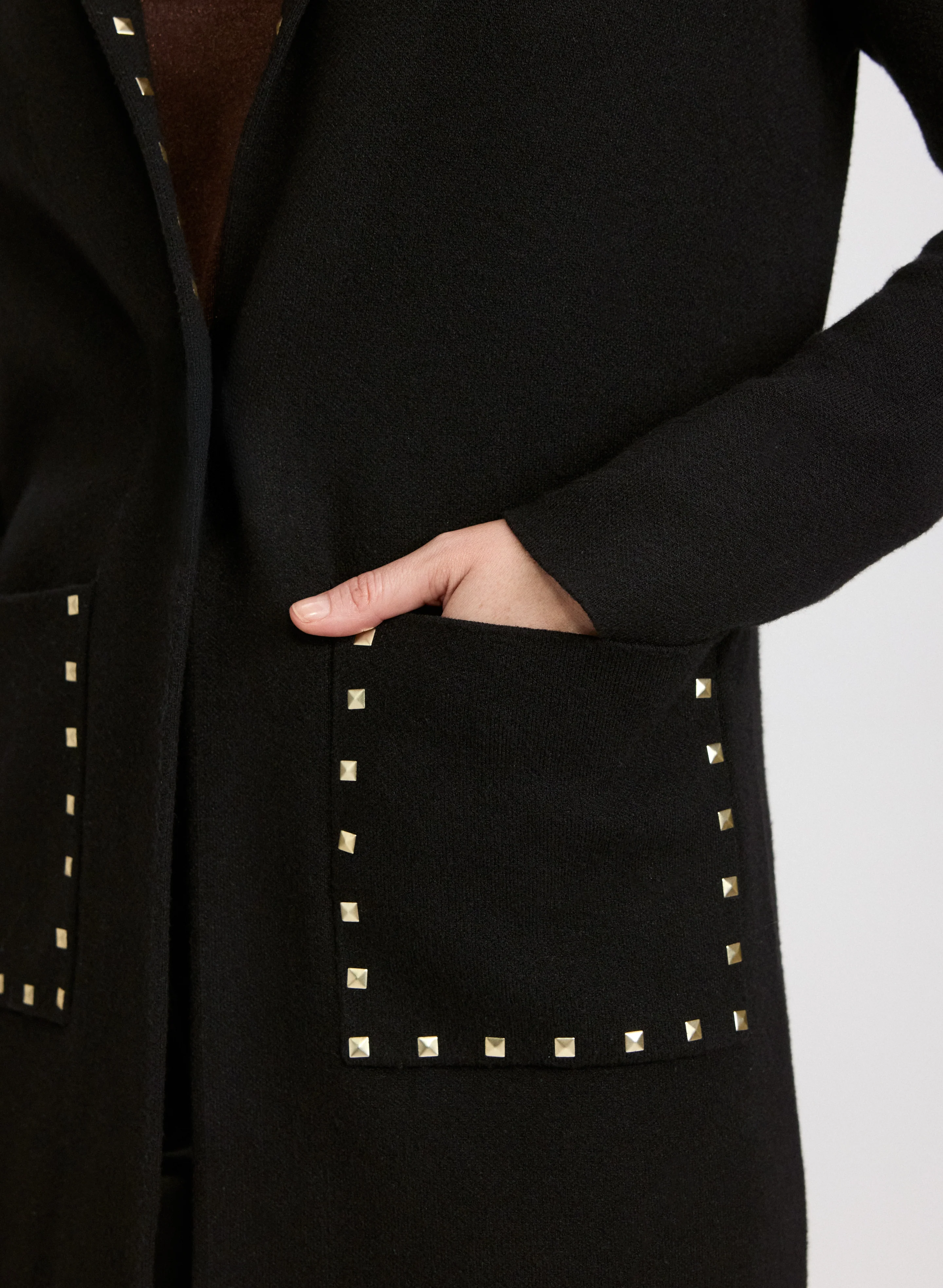 Stud Embellished Cardigan - Image 7