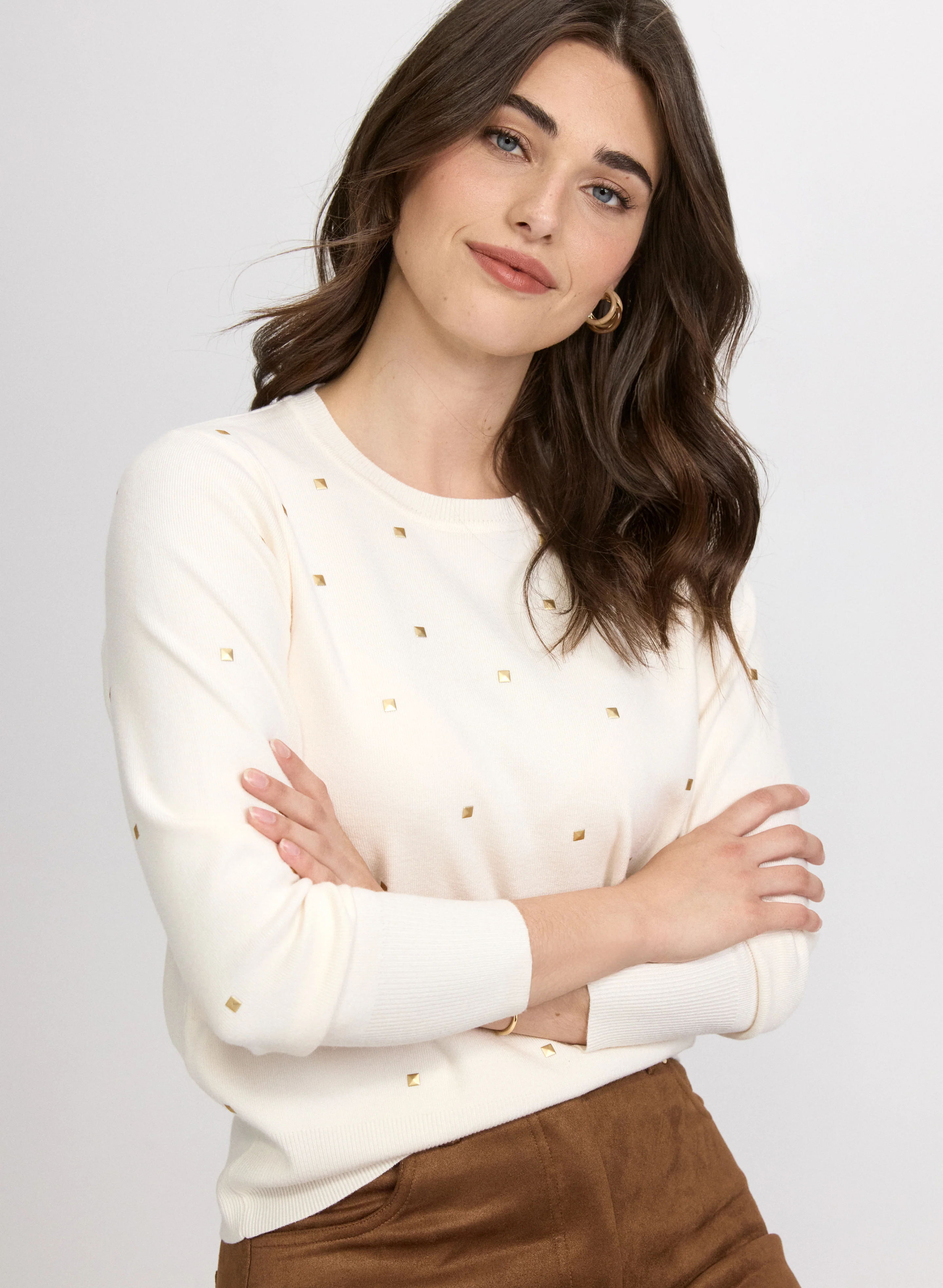 Stud Embellished Pullover - Image 2