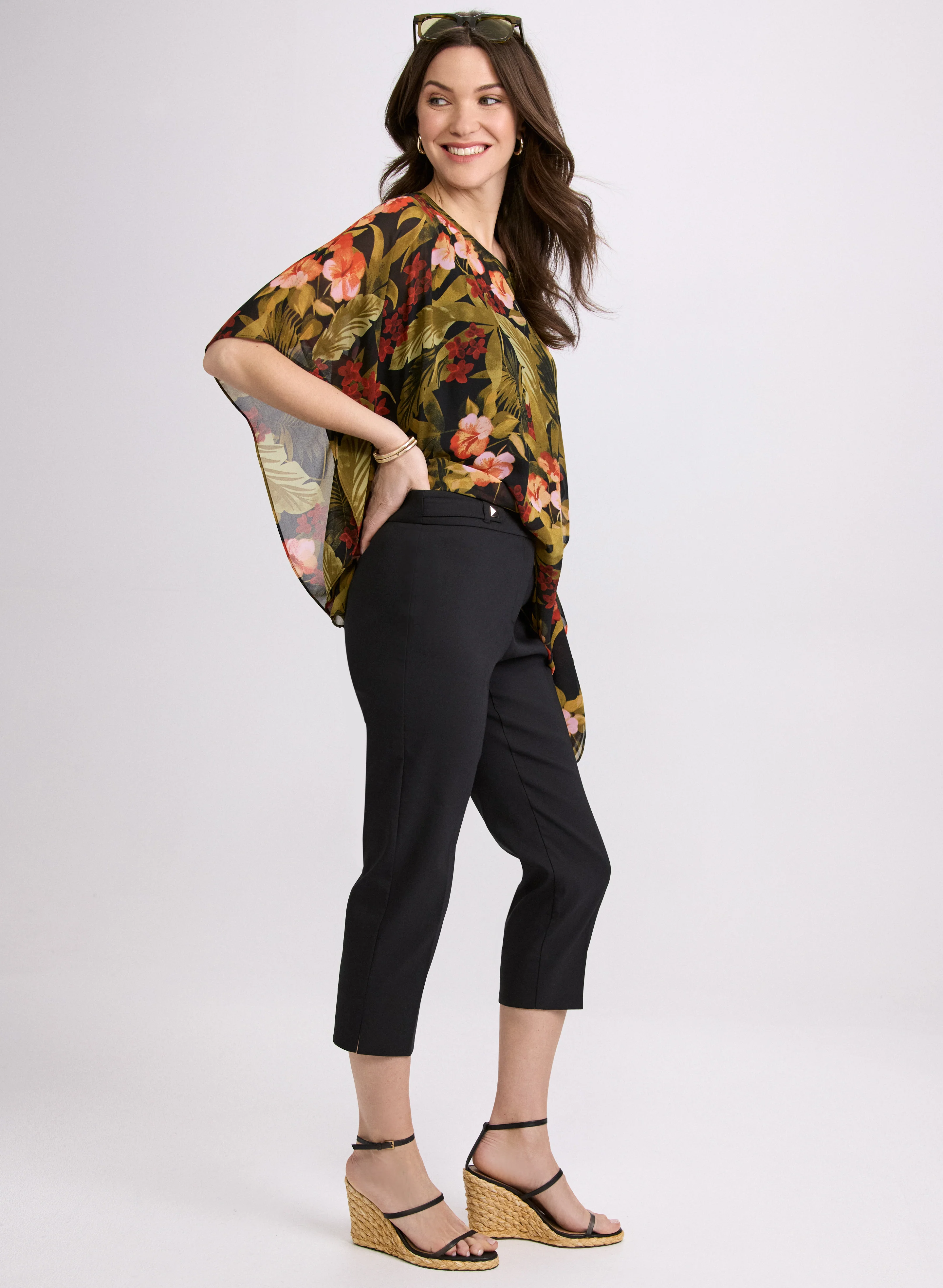 Studded Cotton-Blend Capris - Image 3