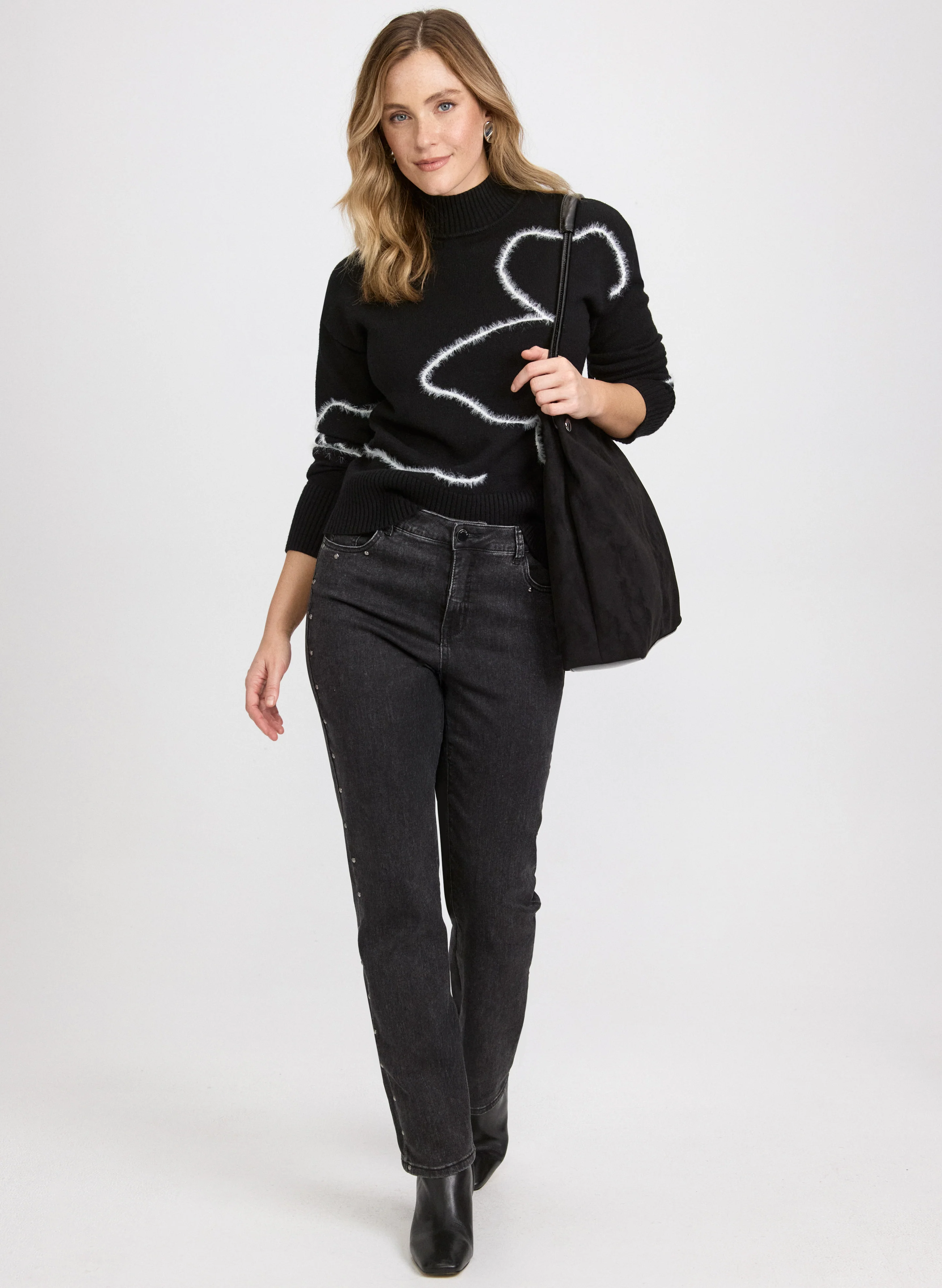 Studded Straight-Leg Jeans - Image 4
