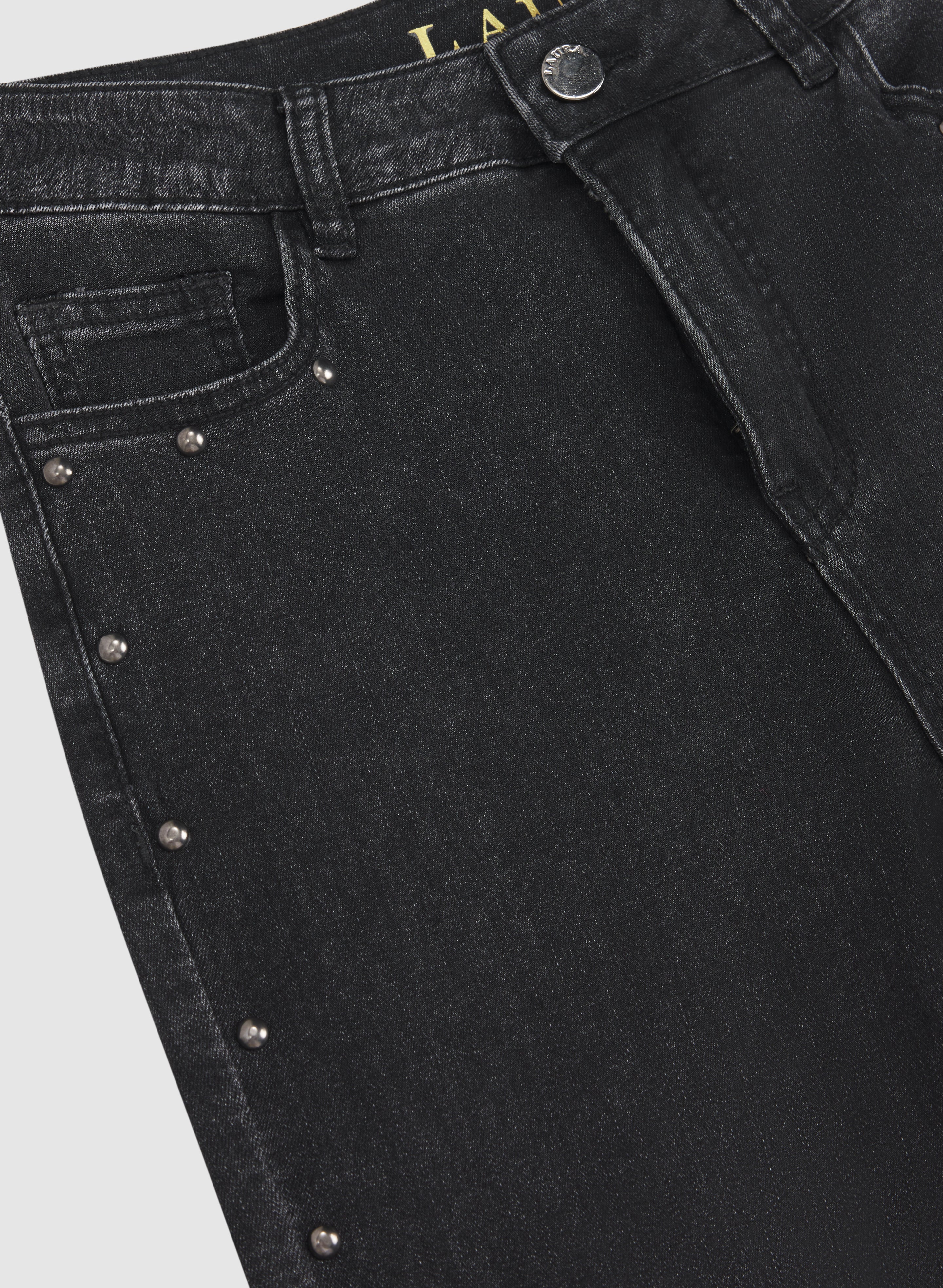 Studded Straight-Leg Jeans - Image 7