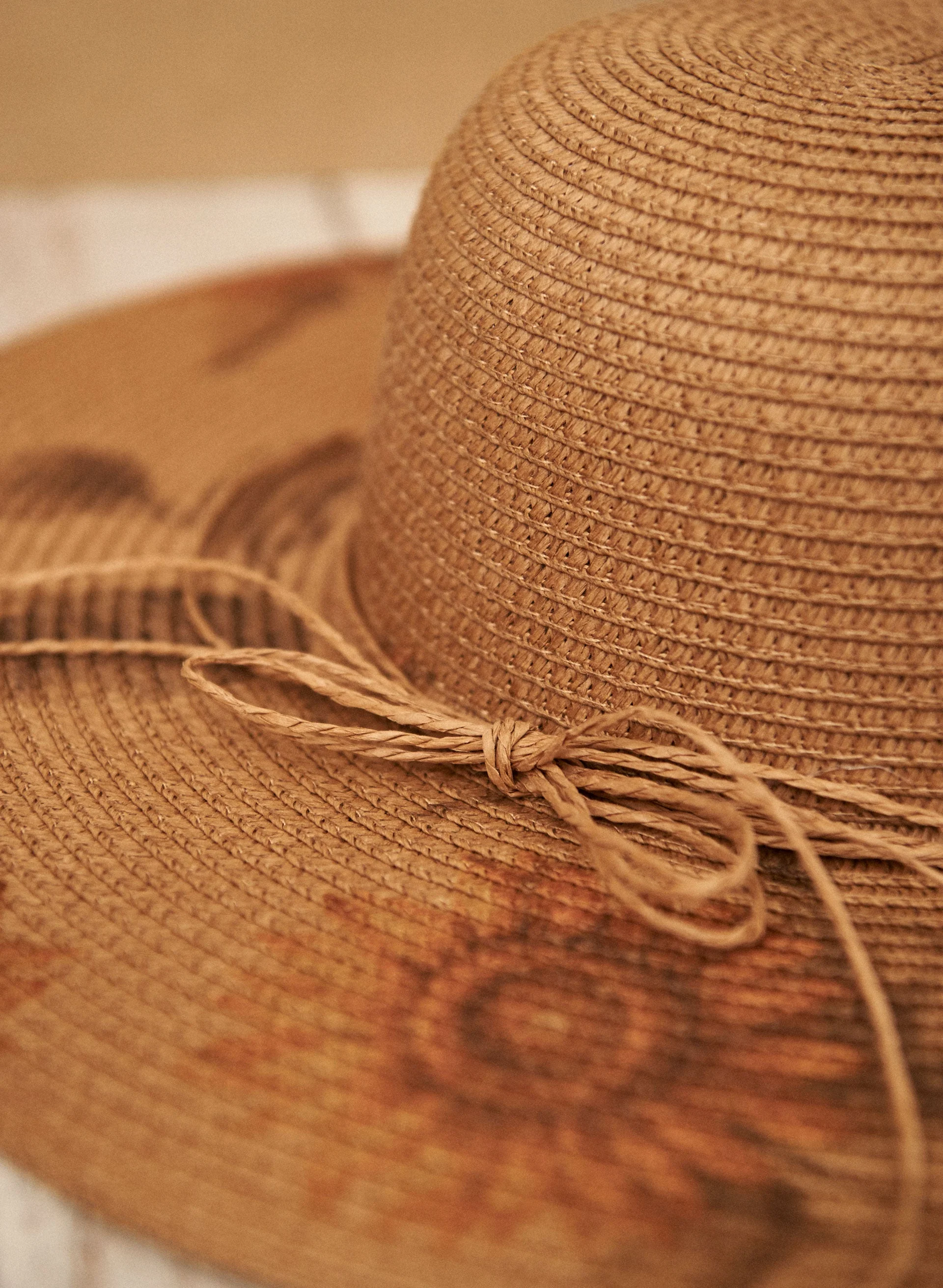 Sunflower Motif Sun Hat - Image 3