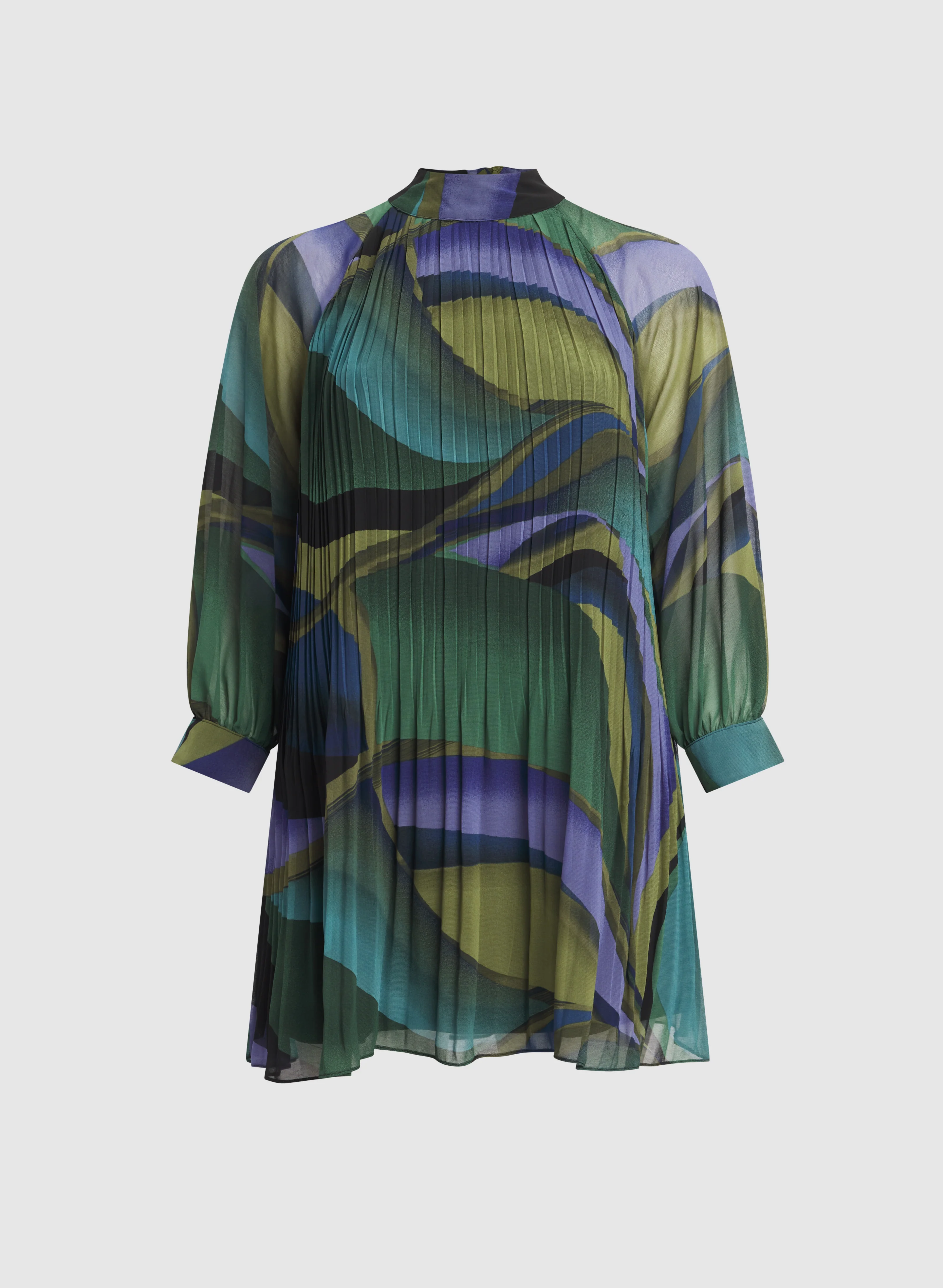 Swirl Chiffon Dress - Image 7