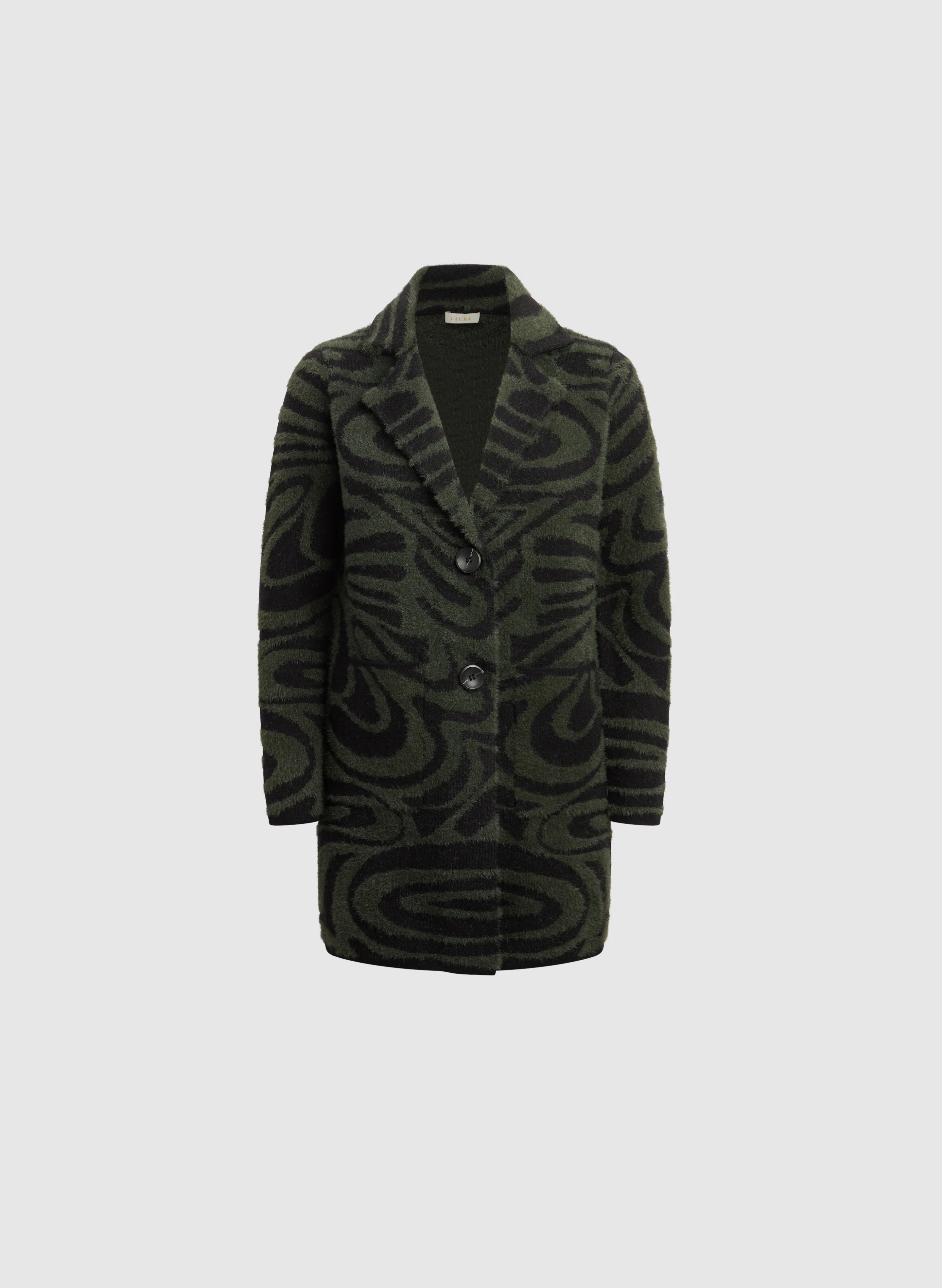 Swirl Print Coatigan - Image 6