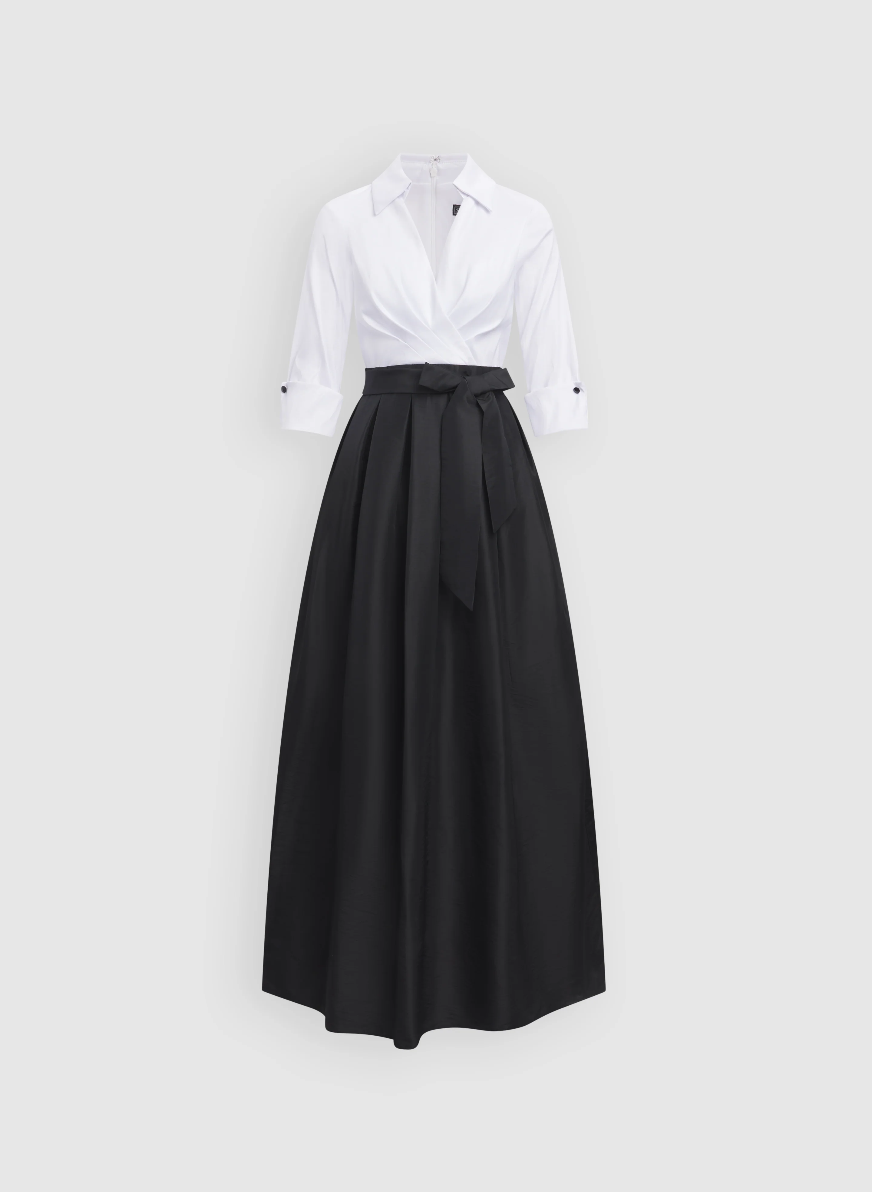Taffeta Fit & Flare Dress - Image 6