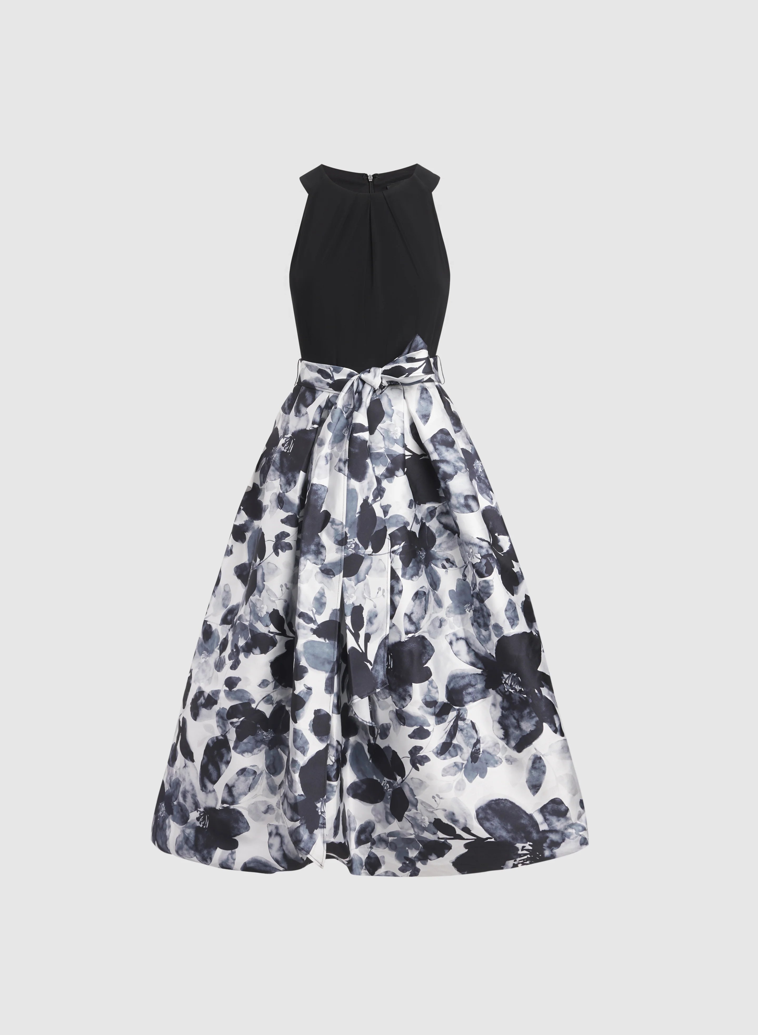 Taffeta Floral Dress - Image 5