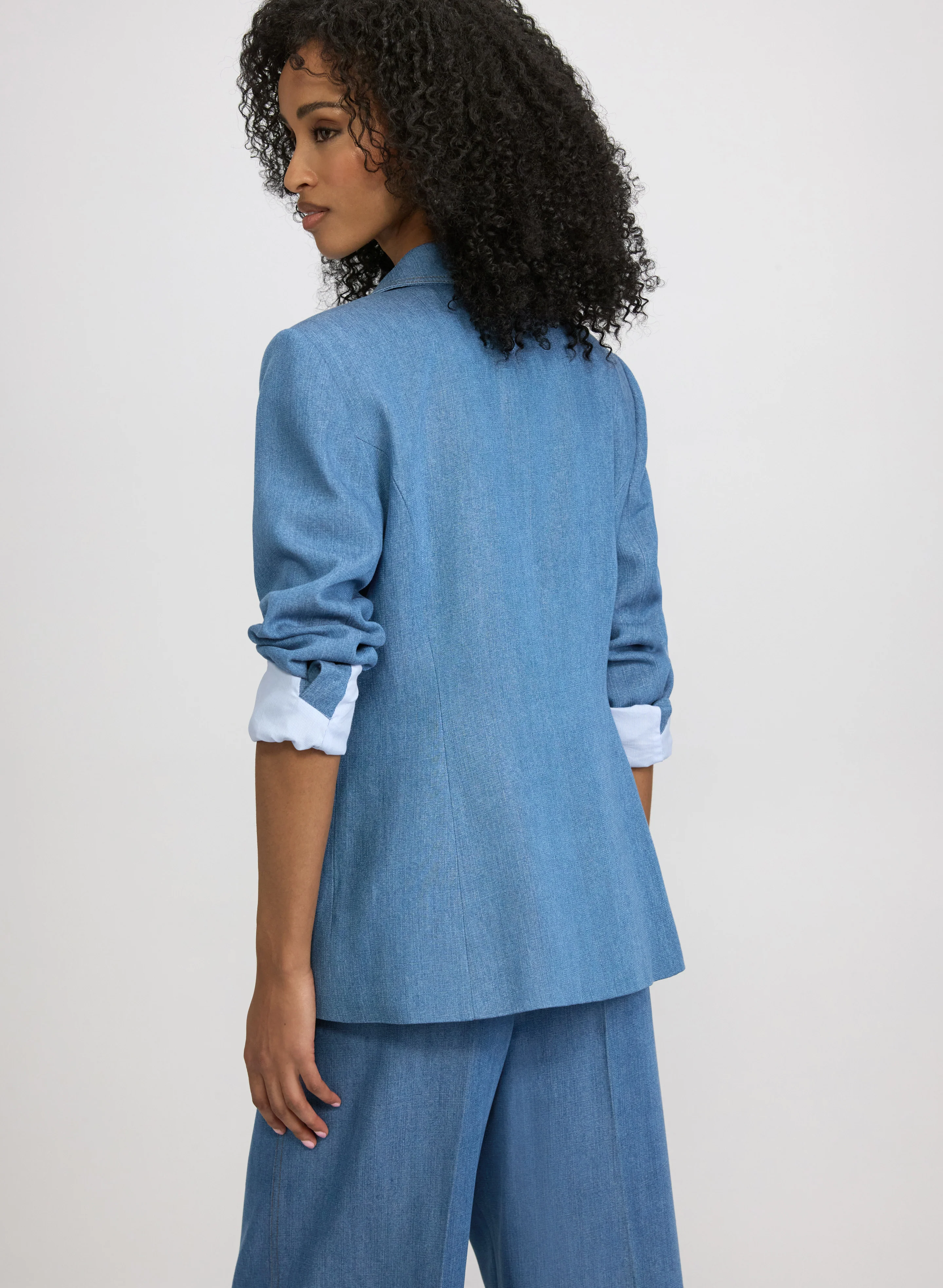 Lyocell-Denim Blazer - Image 2