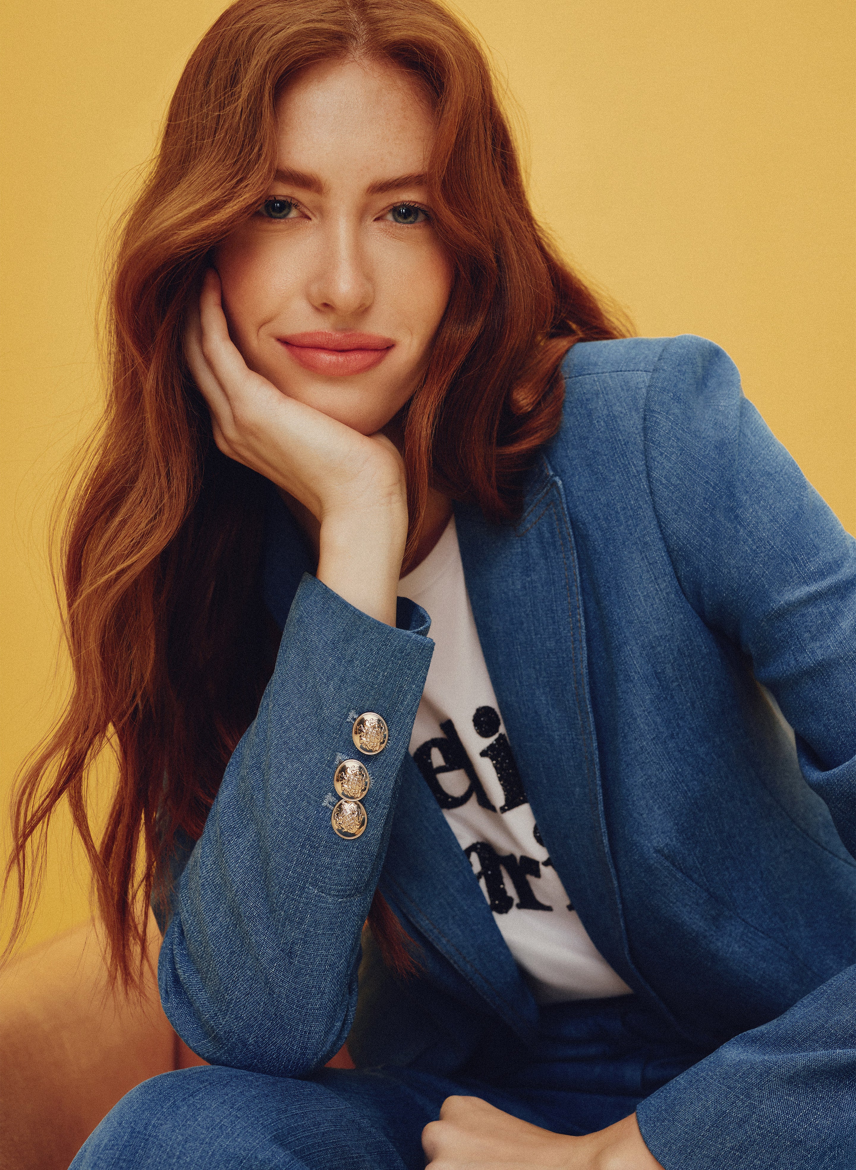 Lyocell-Denim Blazer - Image 3