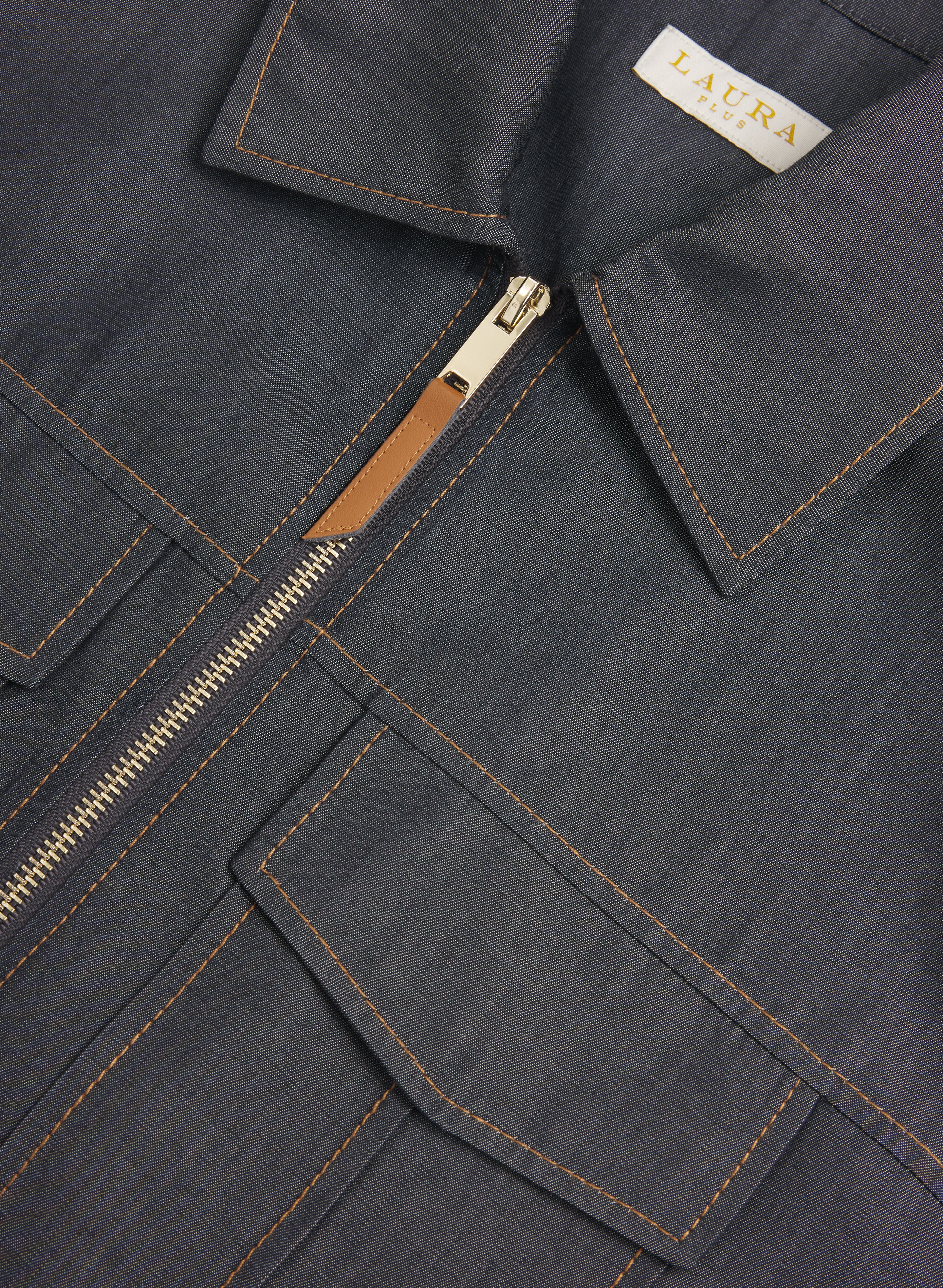 Short Sleeve Lyocell-Denim Jacket - Image 7