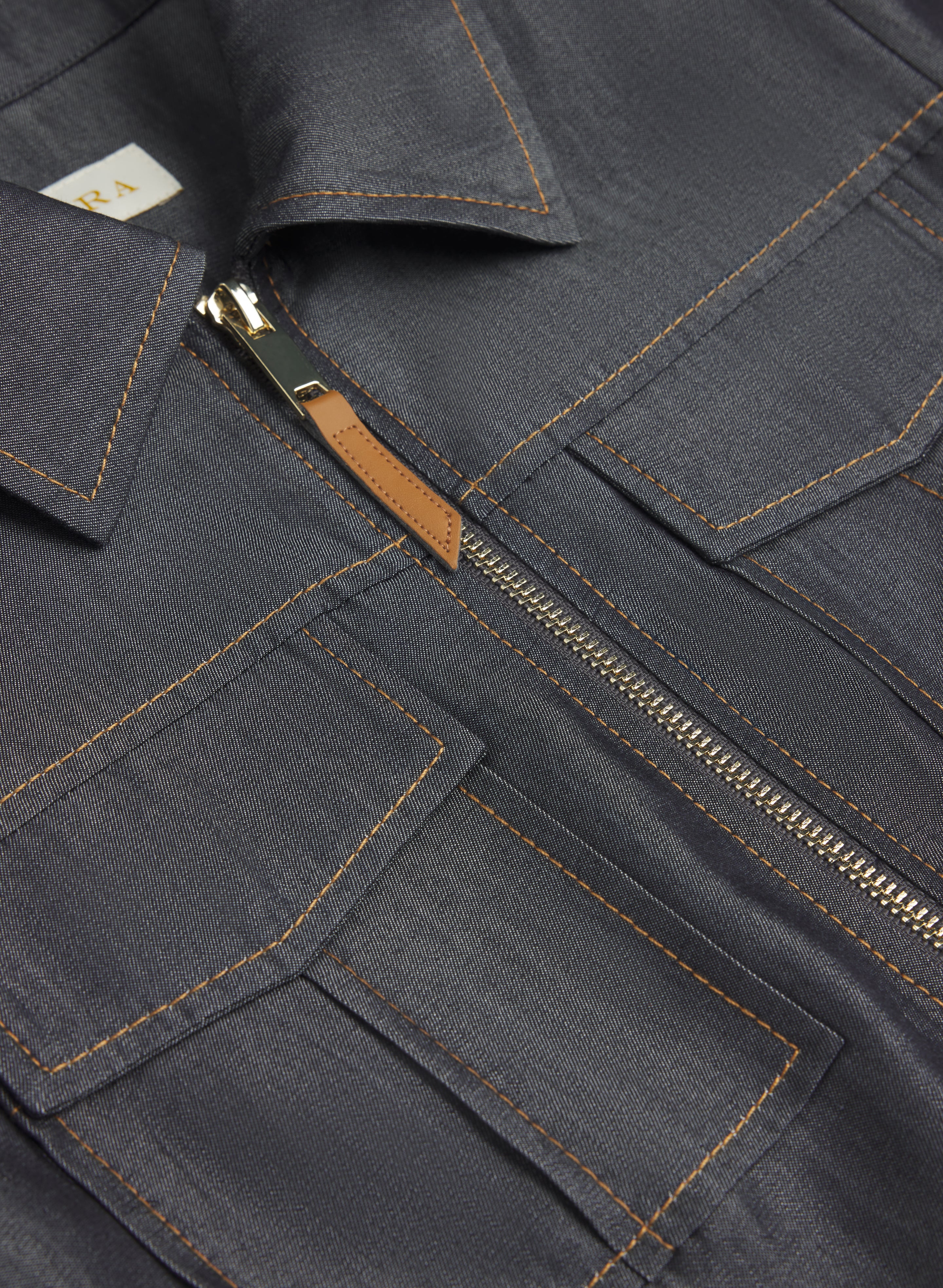 Short Sleeve Lyocell-Denim Jacket - Image 8