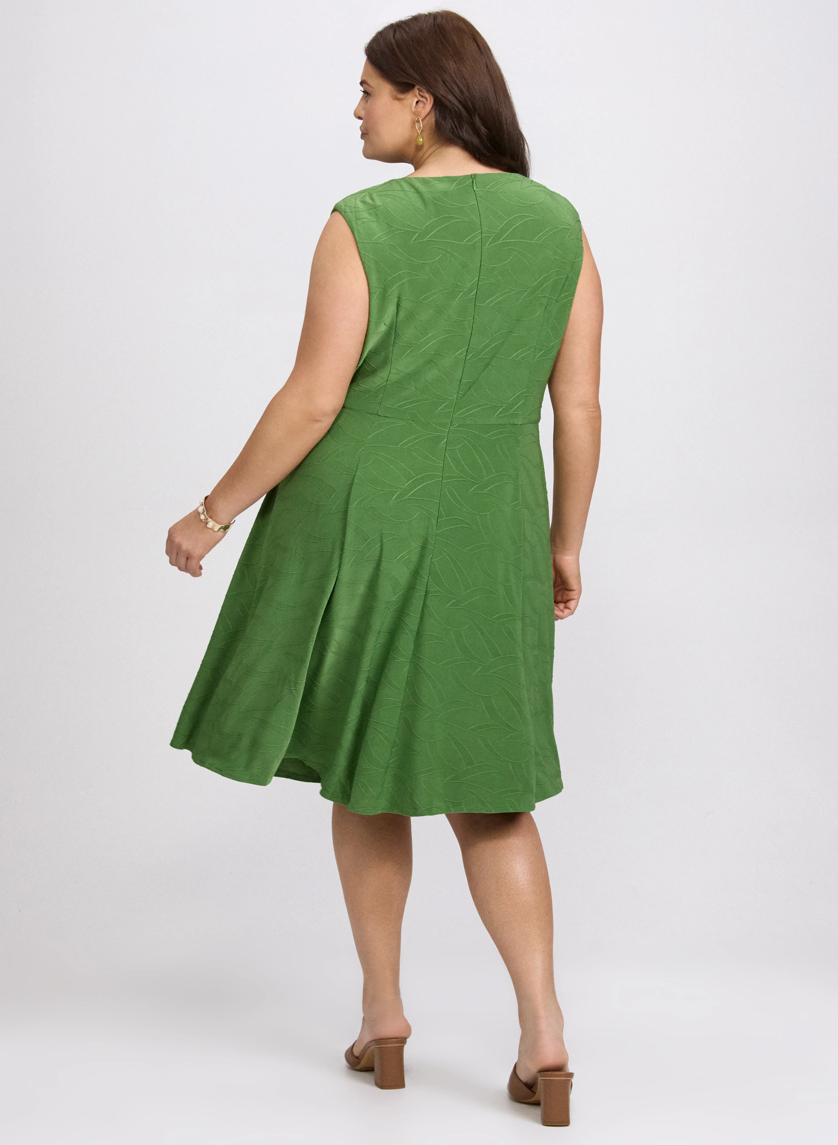 Textured Jersey Dress - Image 4